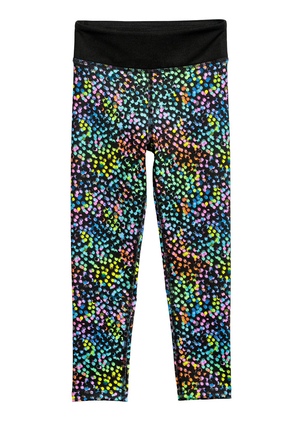 Комбинированные демисезонные леггинсы H&M