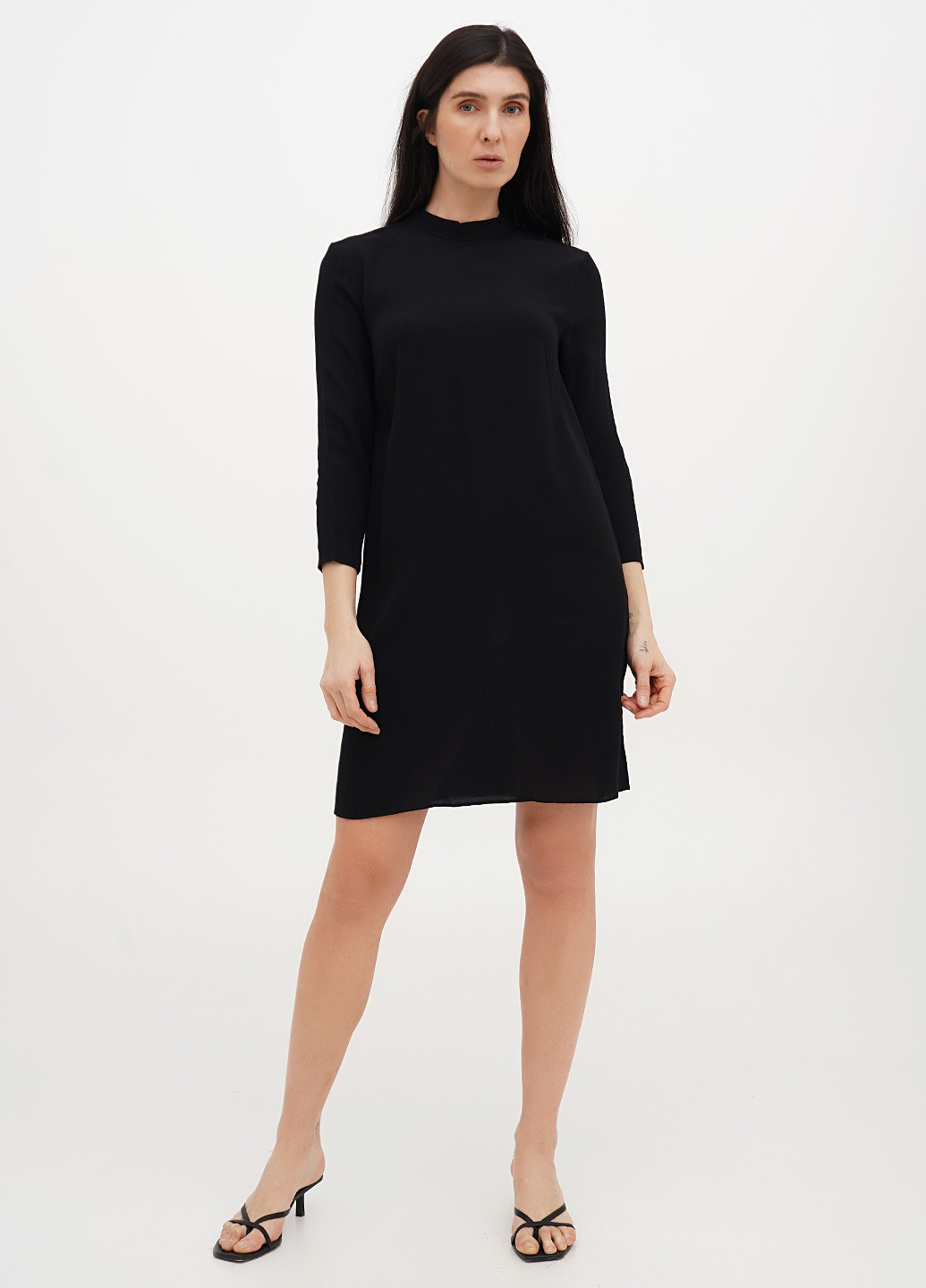 Черное кэжуал платье & Other Stories однотонное