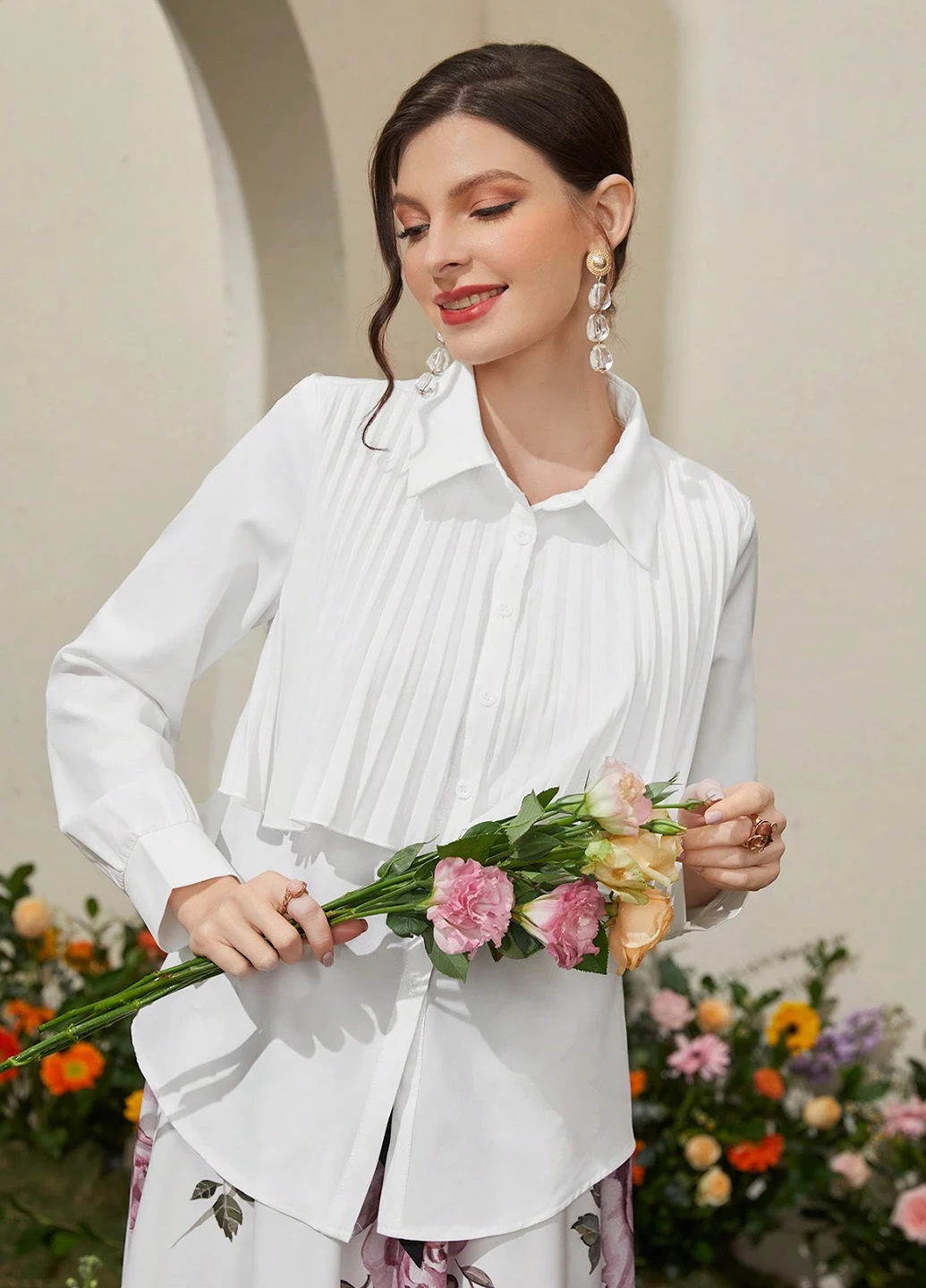 Біла блуза SHEIN