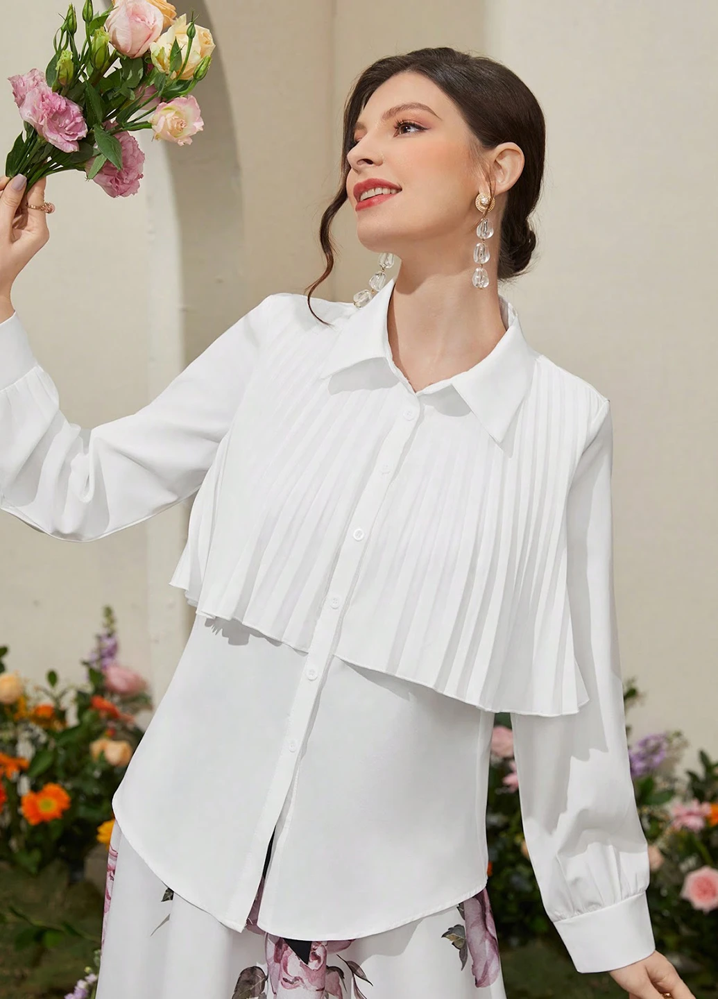 Біла блуза SHEIN