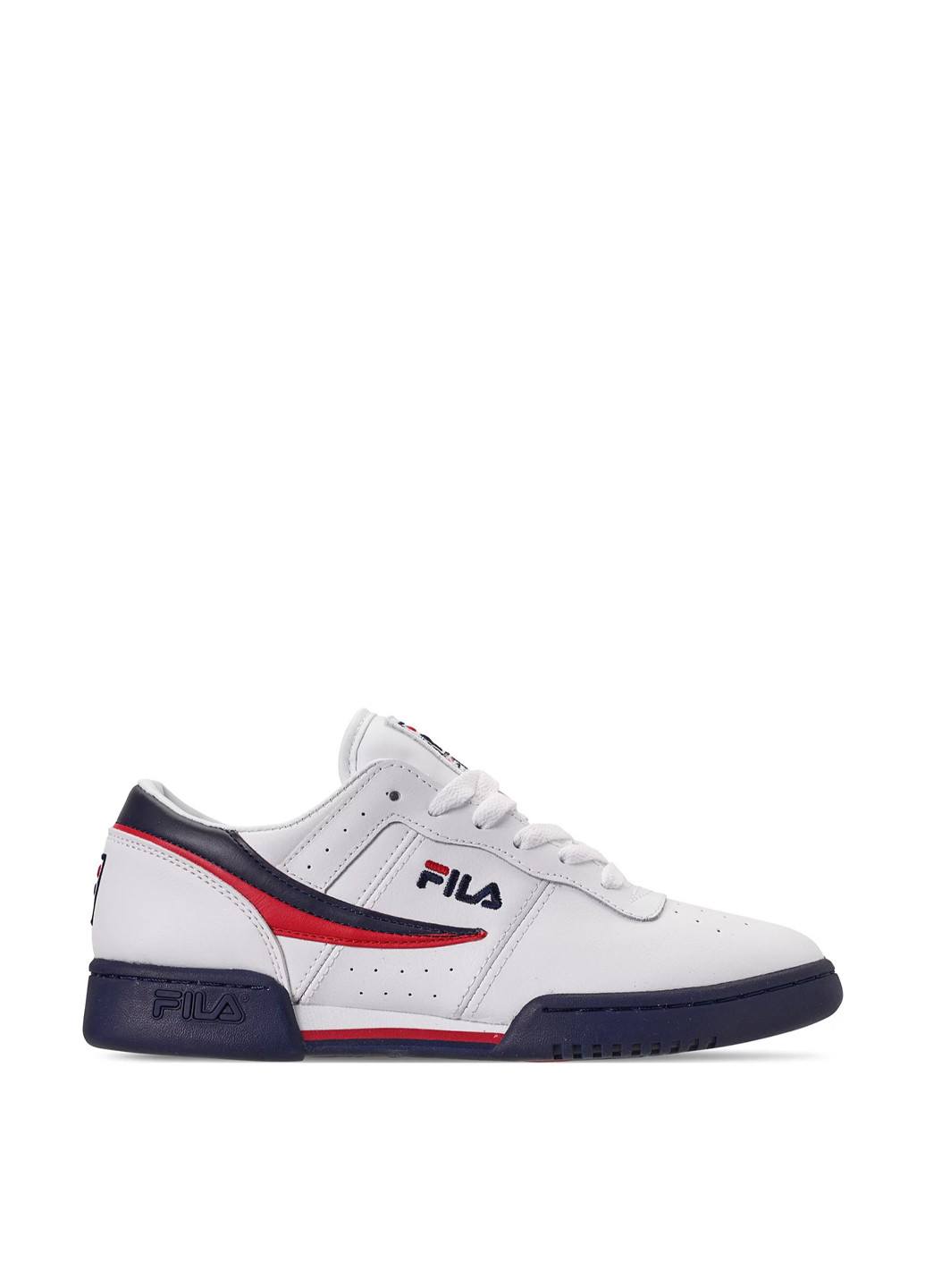 Белые демисезонные кроссовки Fila