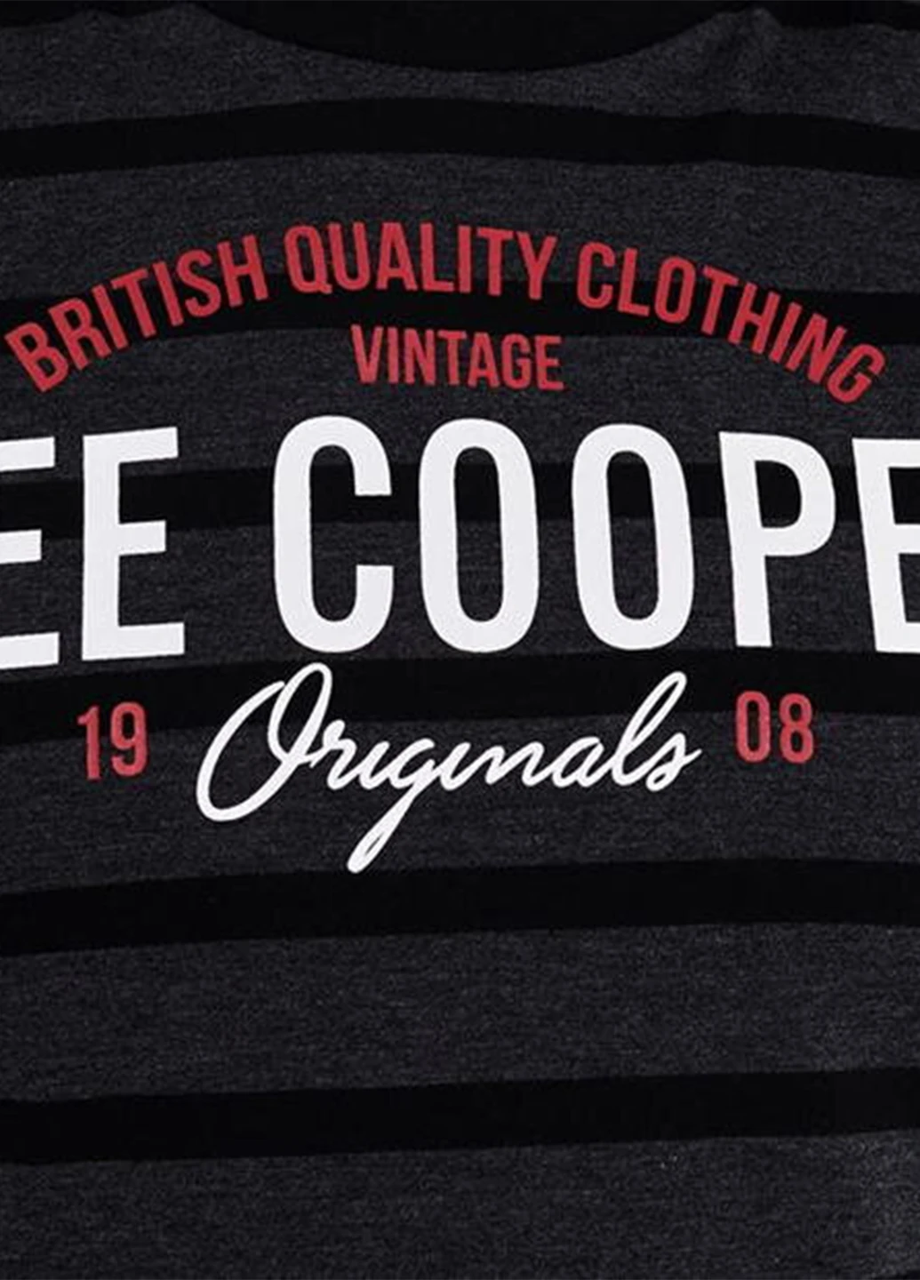 Темно-сіра футболка Lee Cooper
