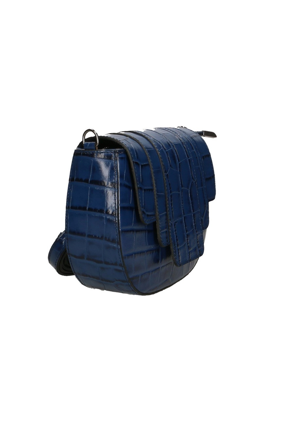 Сумка Italian Bags однотонная синяя кэжуал