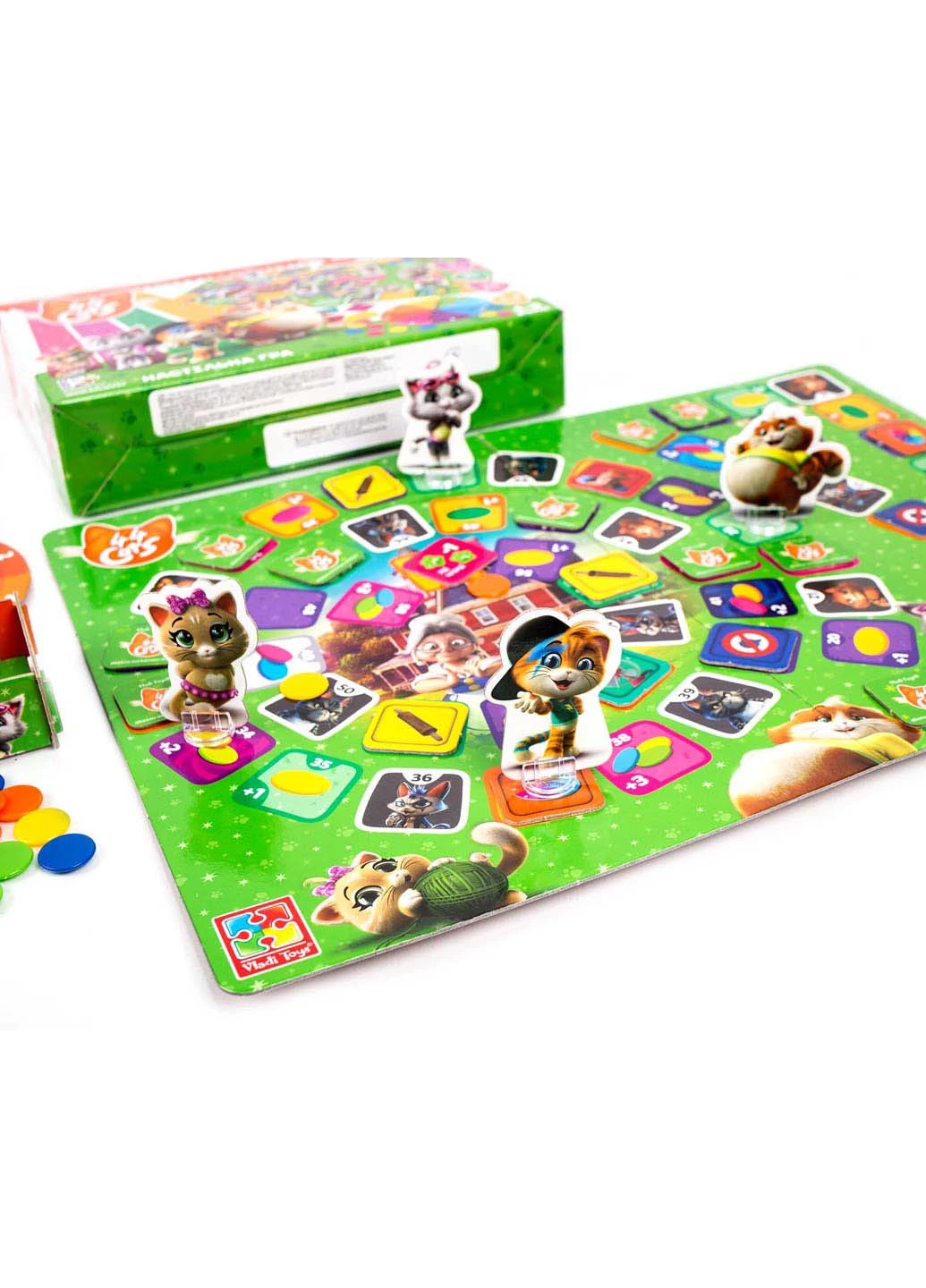 Настільна гра 44 Кота Котячі пригоди Vladi toys (232013127)