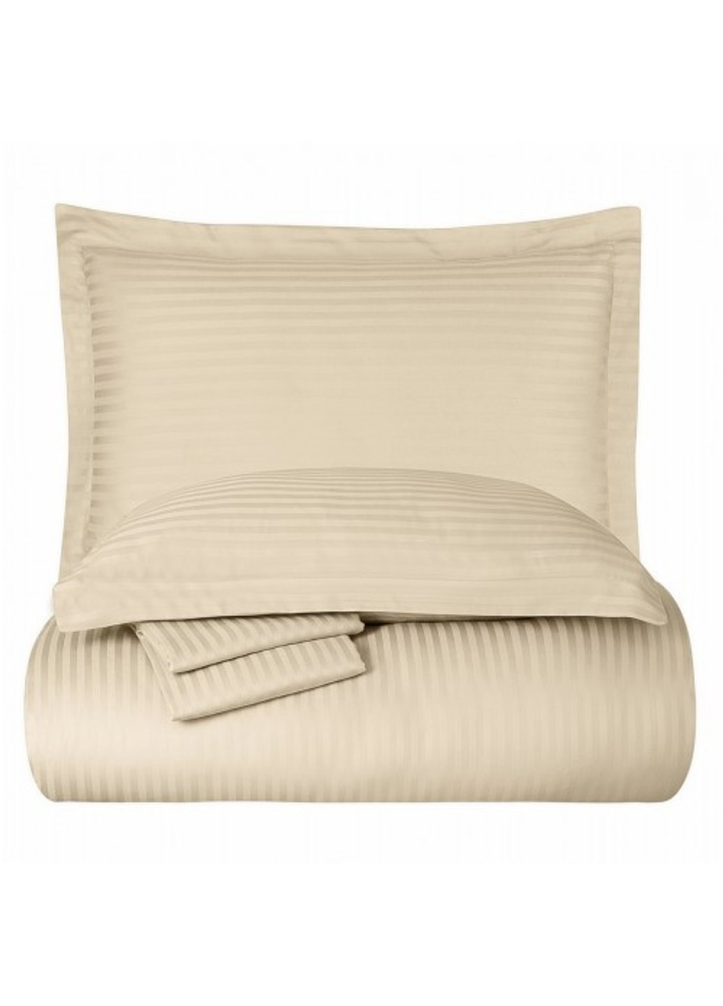 Постельное белье евро однотонное Sole AR-A107071-Gold 200х220 см Arya (254782717)