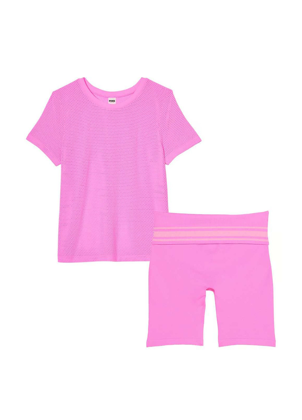 Рожевий літній комплект (футболка, шорти) Victoria's Secret