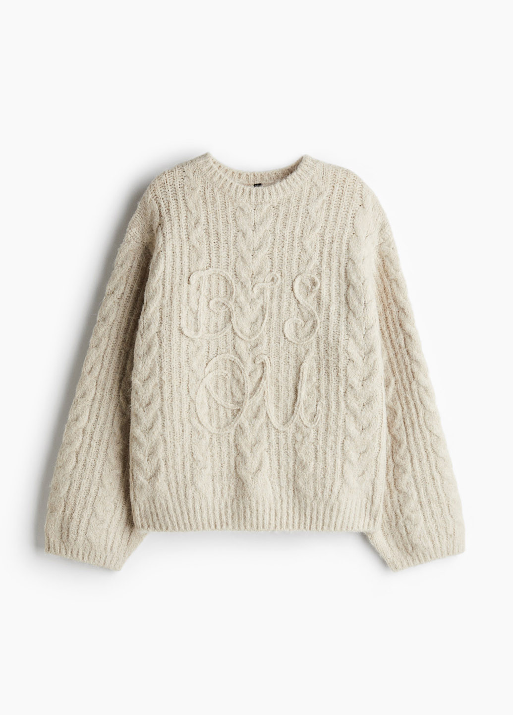 Светло-бежевый зимний джемпер джемпер H&M