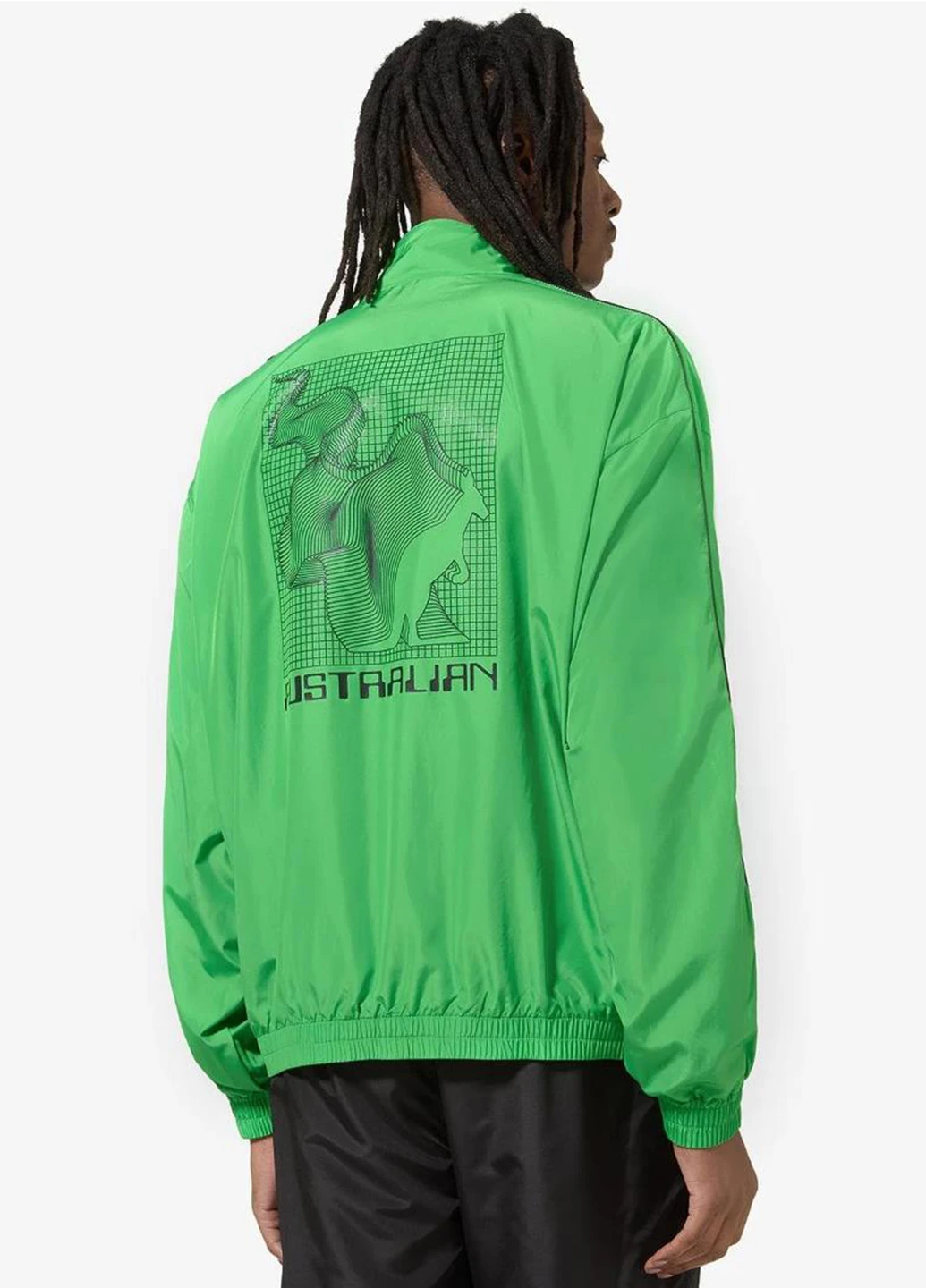 Зеленая демисезонная ветровка Australian Zoom Track Jacket