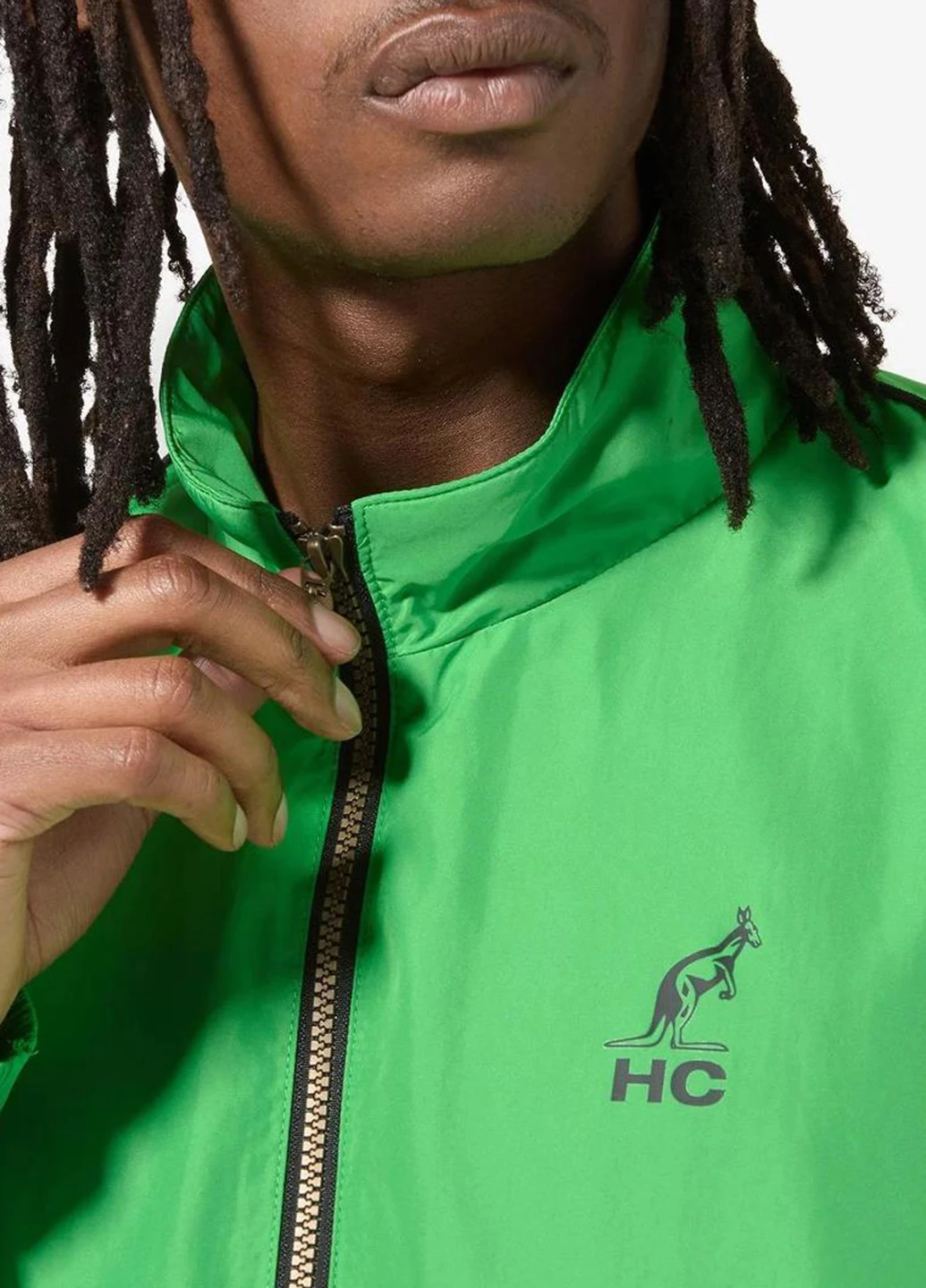 Зеленая демисезонная ветровка Australian Zoom Track Jacket