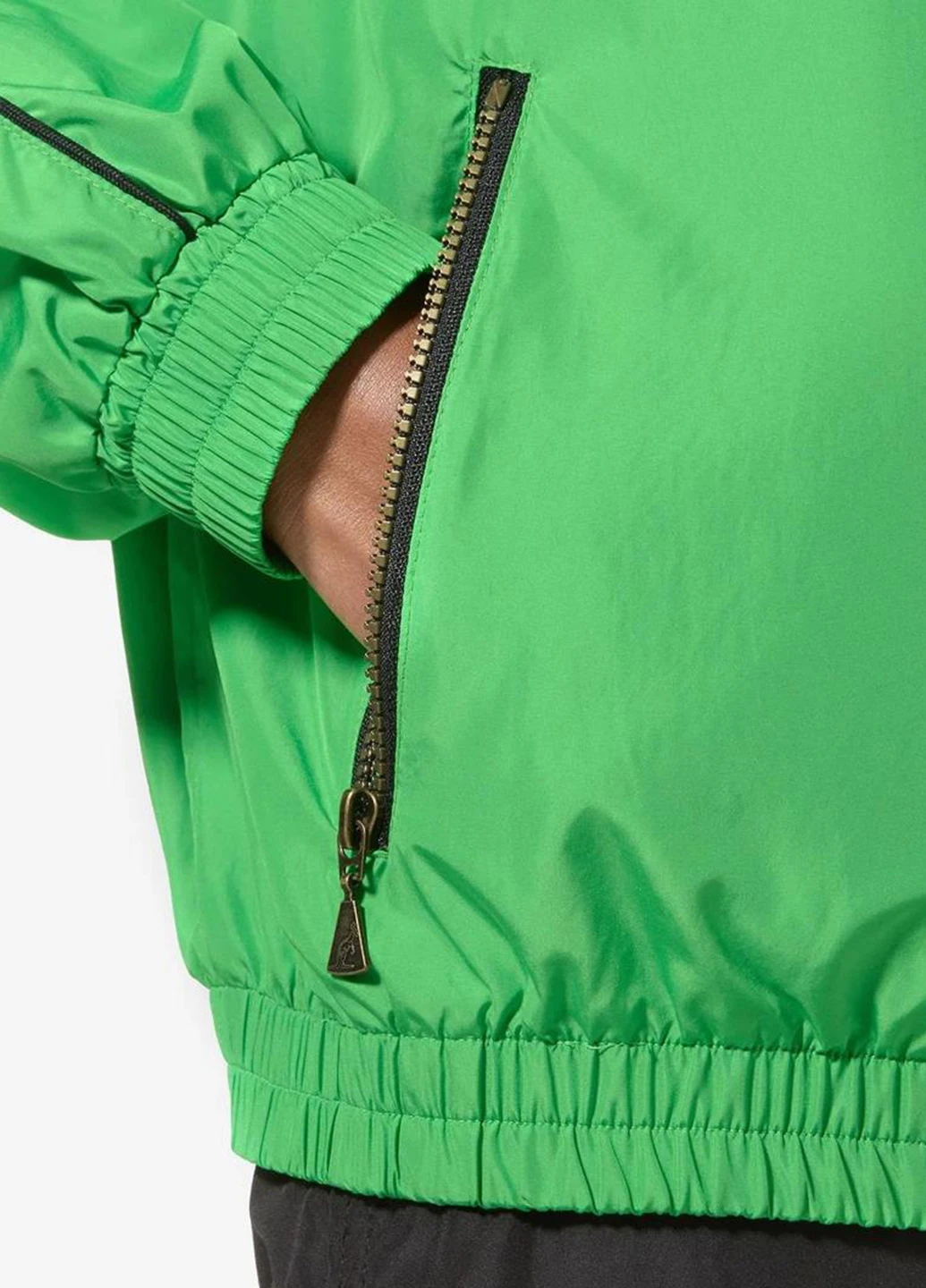 Зеленая демисезонная ветровка Australian Zoom Track Jacket