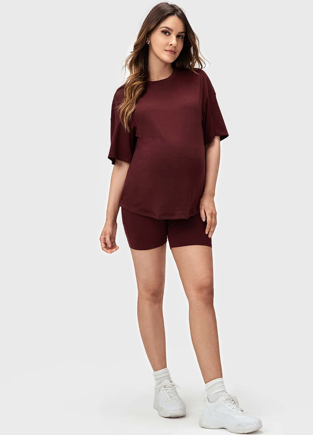 Костюм для беременных (футболка, шорты) SHEIN (316758145)
