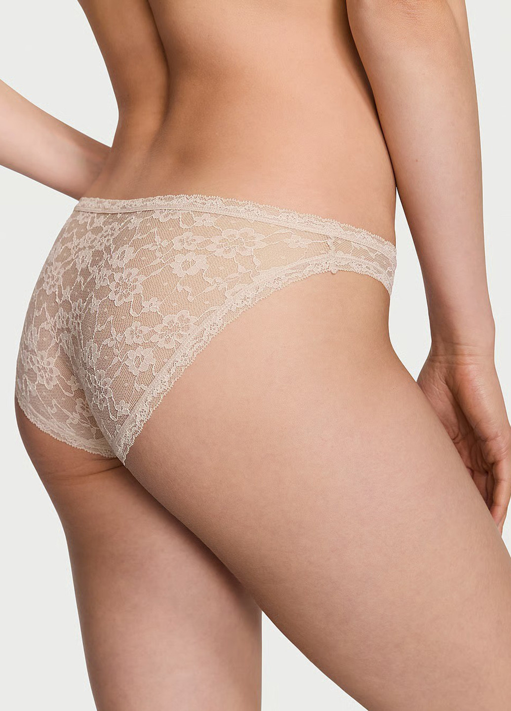 Бежевий демісезонний комплект (бюстгальтер, трусики) Victoria's Secret