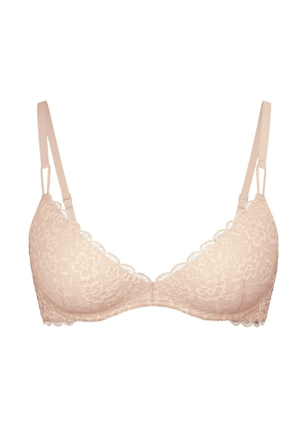 Бежевий демісезонний комплект (бюстгальтер, трусики) Victoria's Secret