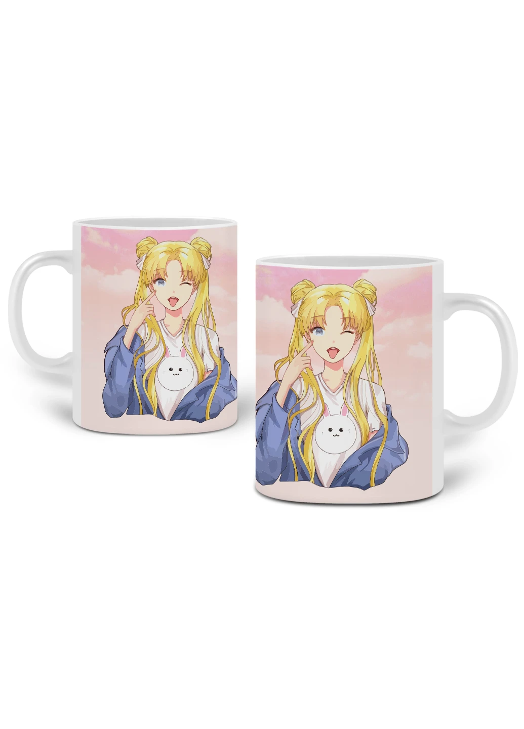 Кружка Сейлор Мун (Sailor Moon) 330 мл горнятко керамічне (20259-2925) MobiPrint (224806242)