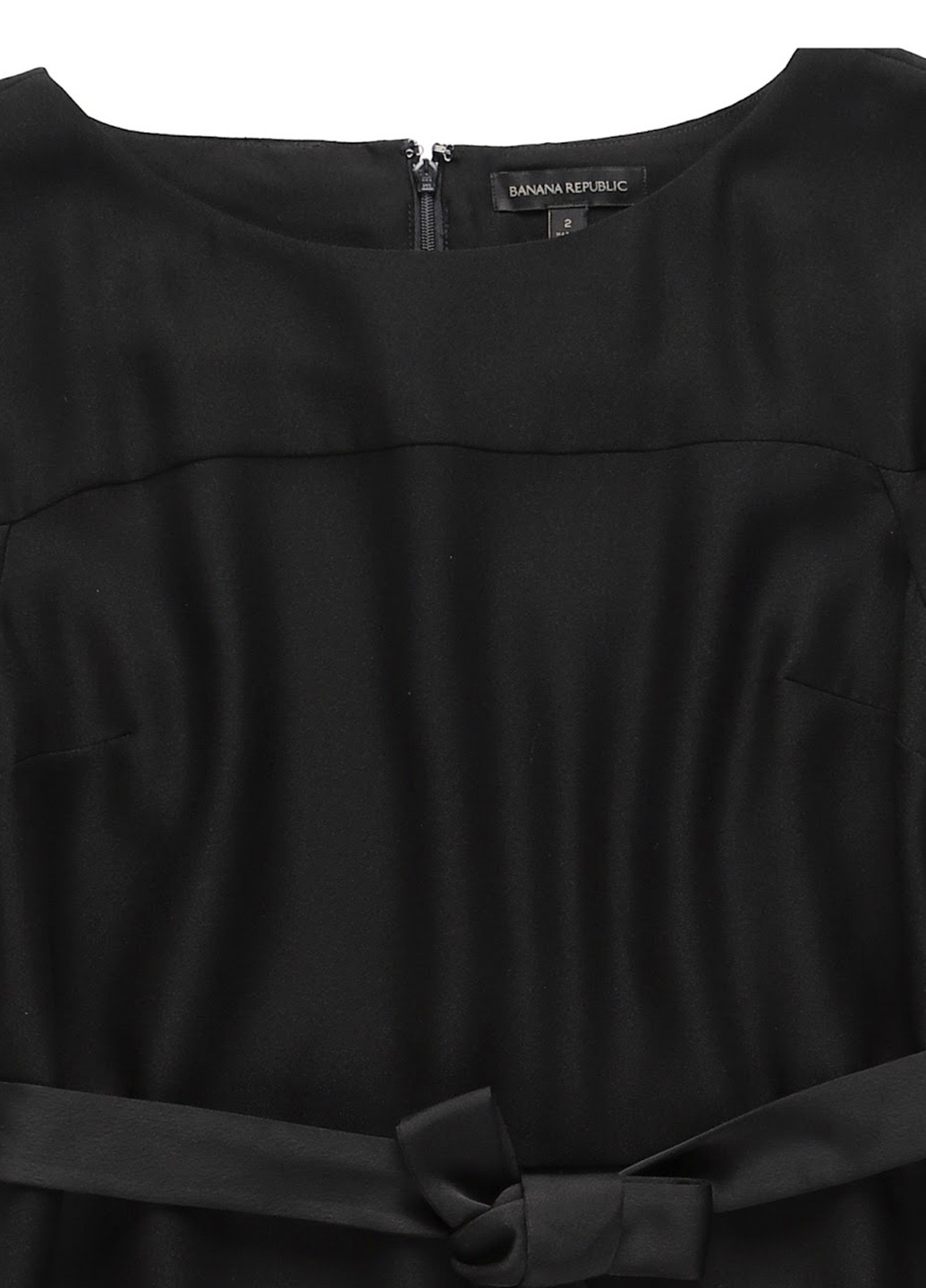 Черное кэжуал платье а-силуэт Banana Republic однотонное