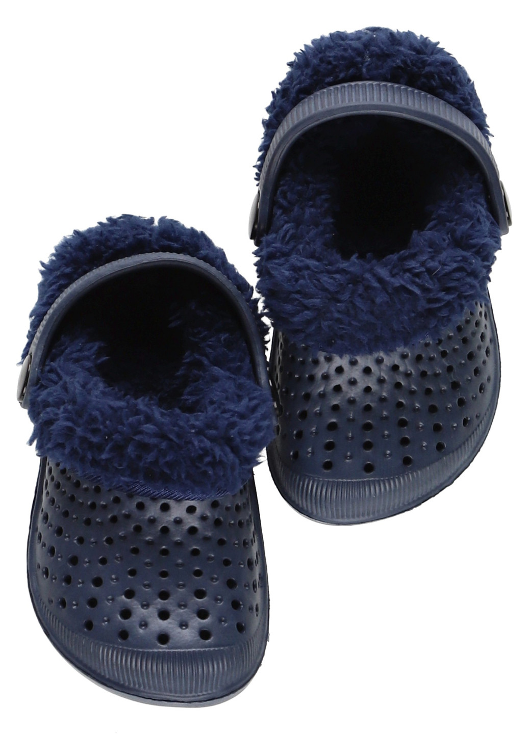 Индиго сабо Chicco с перфорацией, с мехом