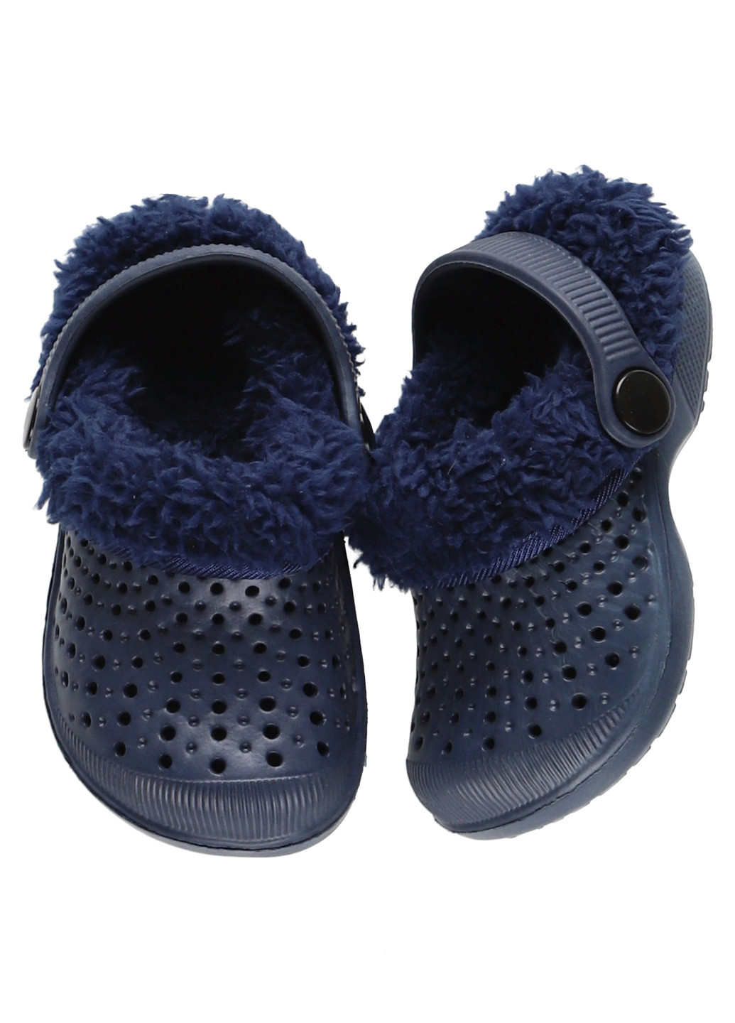 Индиго сабо Chicco с перфорацией, с мехом