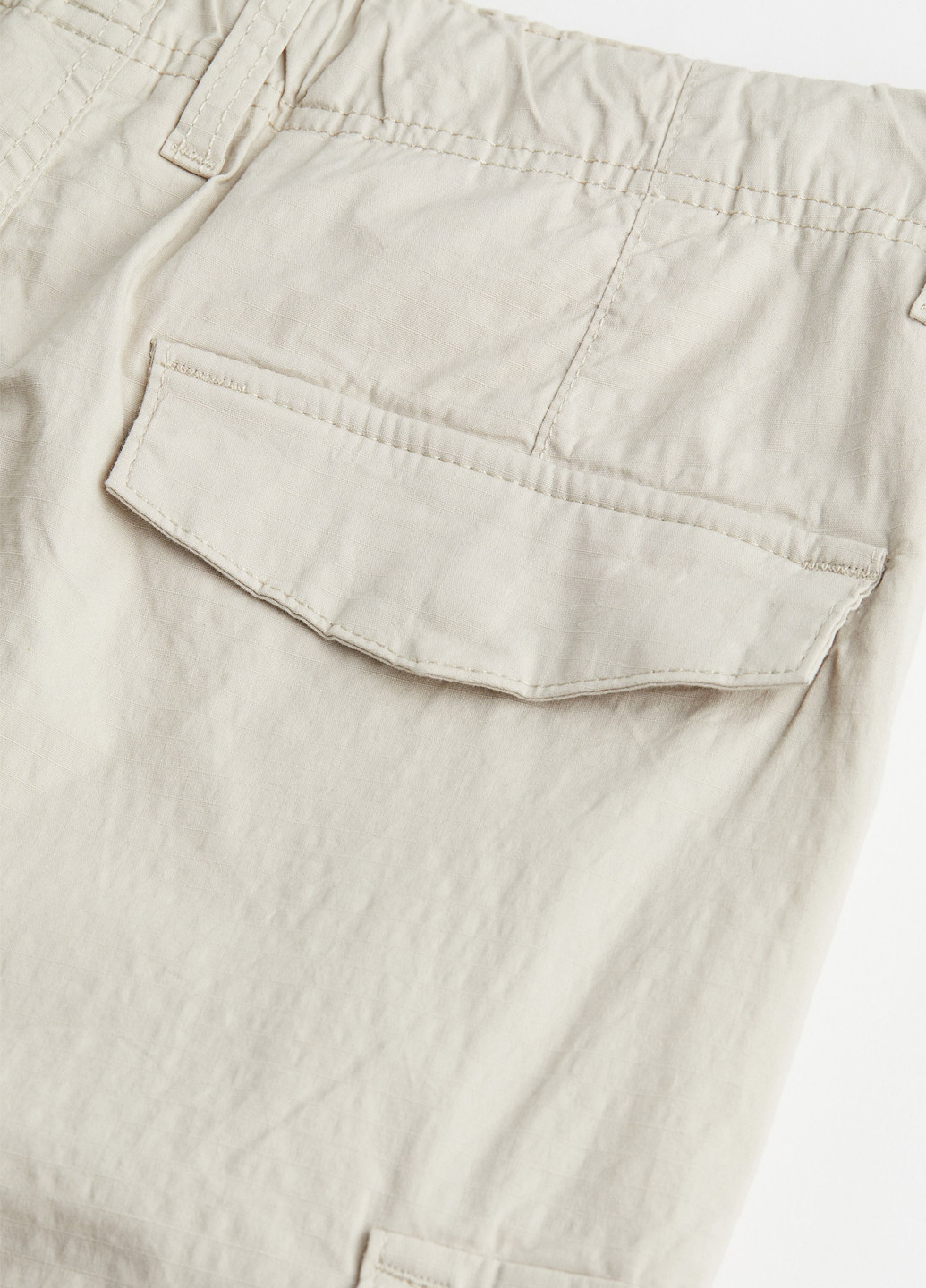 Светло-бежевые спортивные, кэжуал демисезонные карго брюки H&M