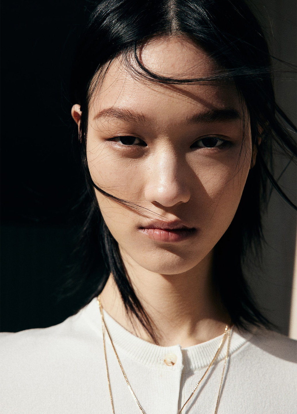 Кремовый демисезонный кардиган H&M