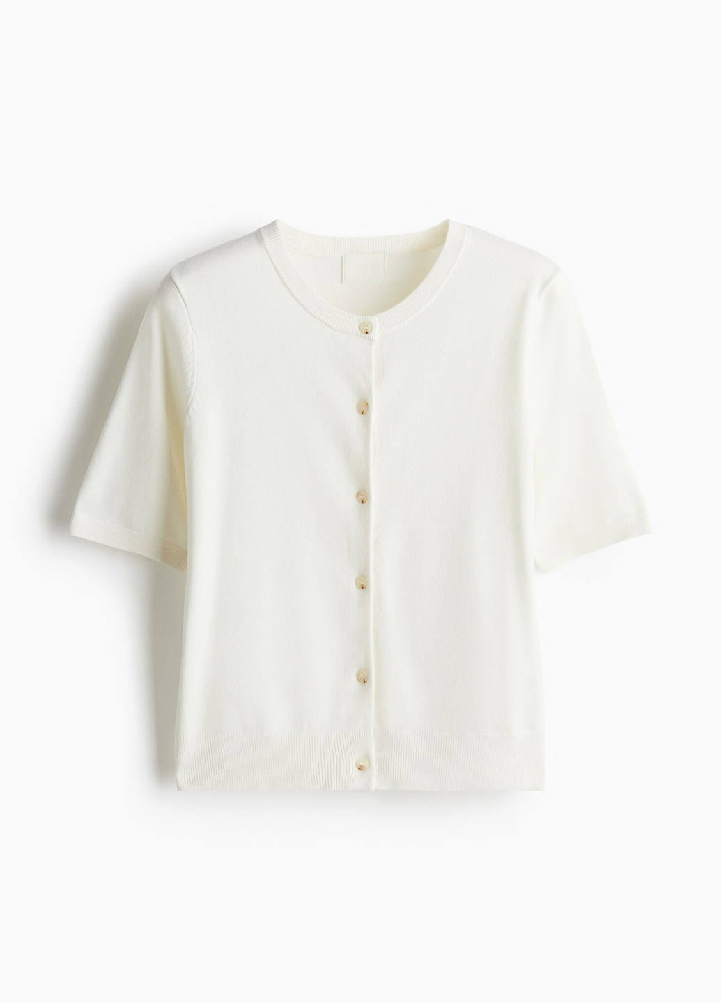 Кремовый демисезонный кардиган H&M