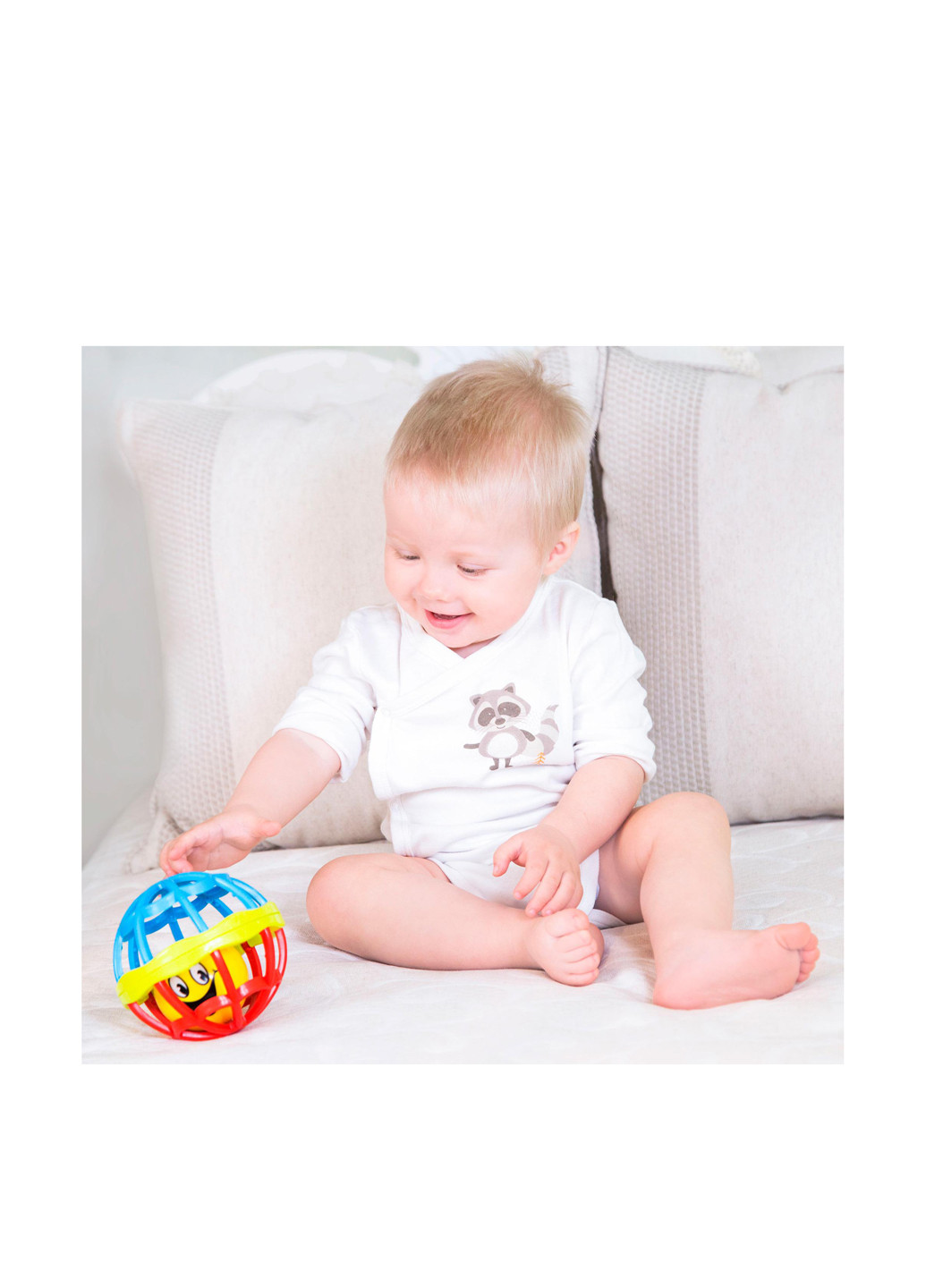 М'який м'яч-брязкальце, 15 × 12 × 16 см BeBeLino (141973834)