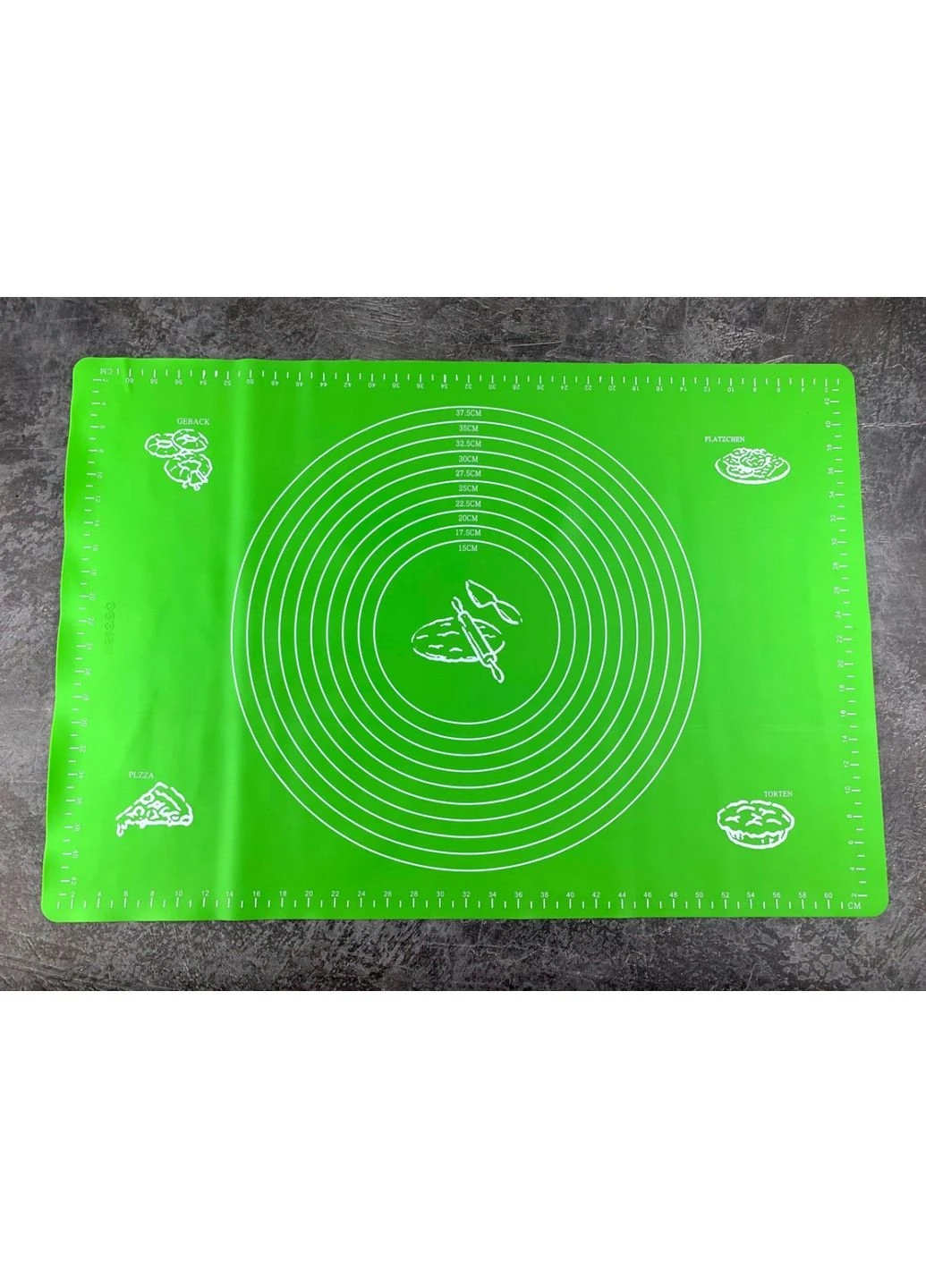 Коврик силиконовый A-Plus AP-WY-4565-green 45х65 см зеленый А-Плюс (253627575)