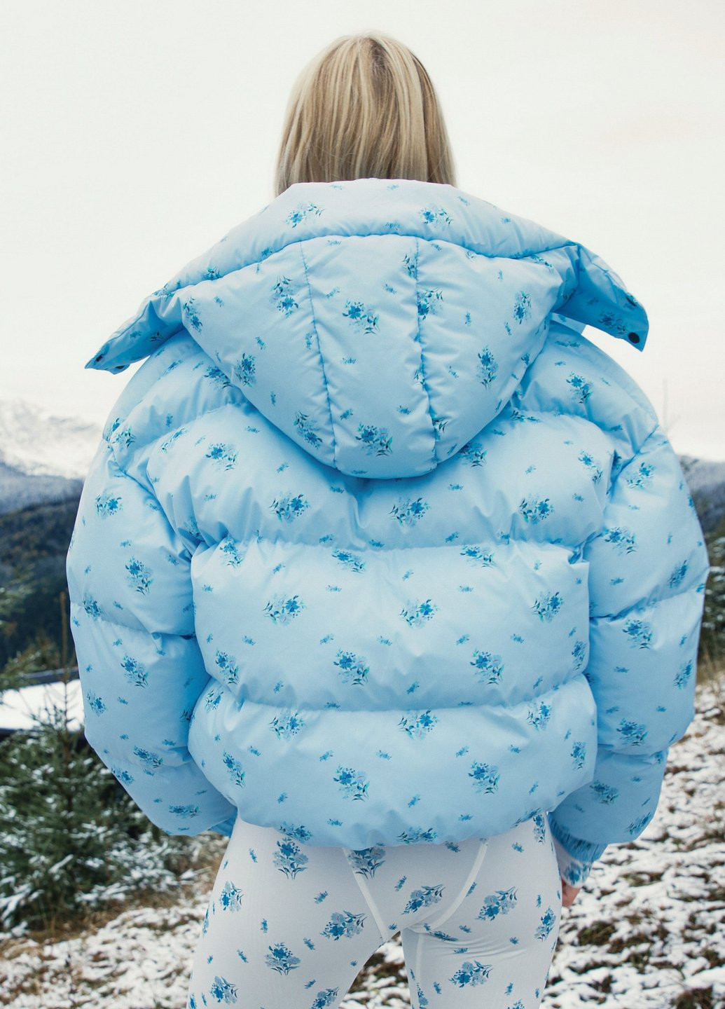 Голубая демисезонная куртка Gepur