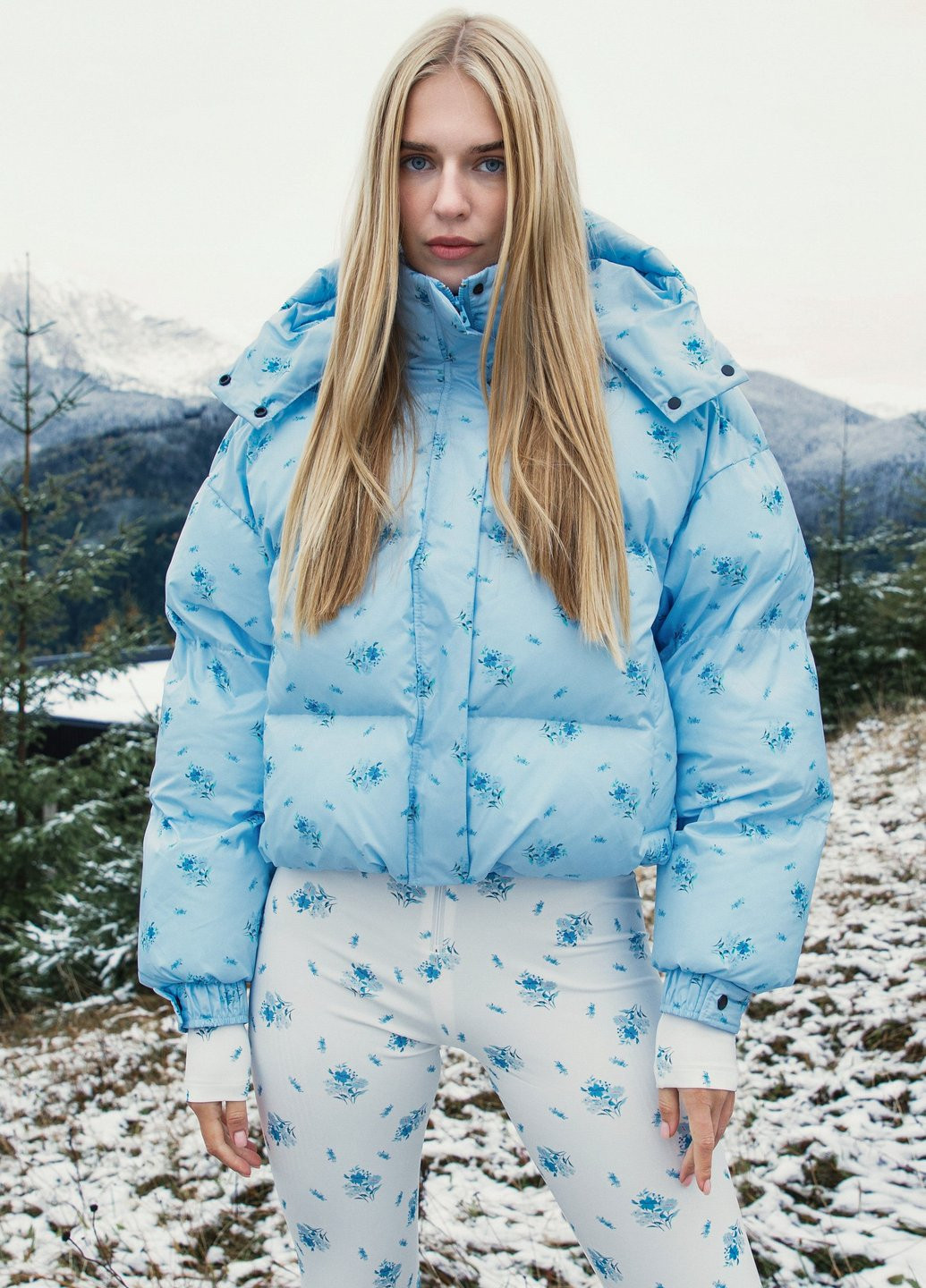 Голубая демисезонная куртка Gepur