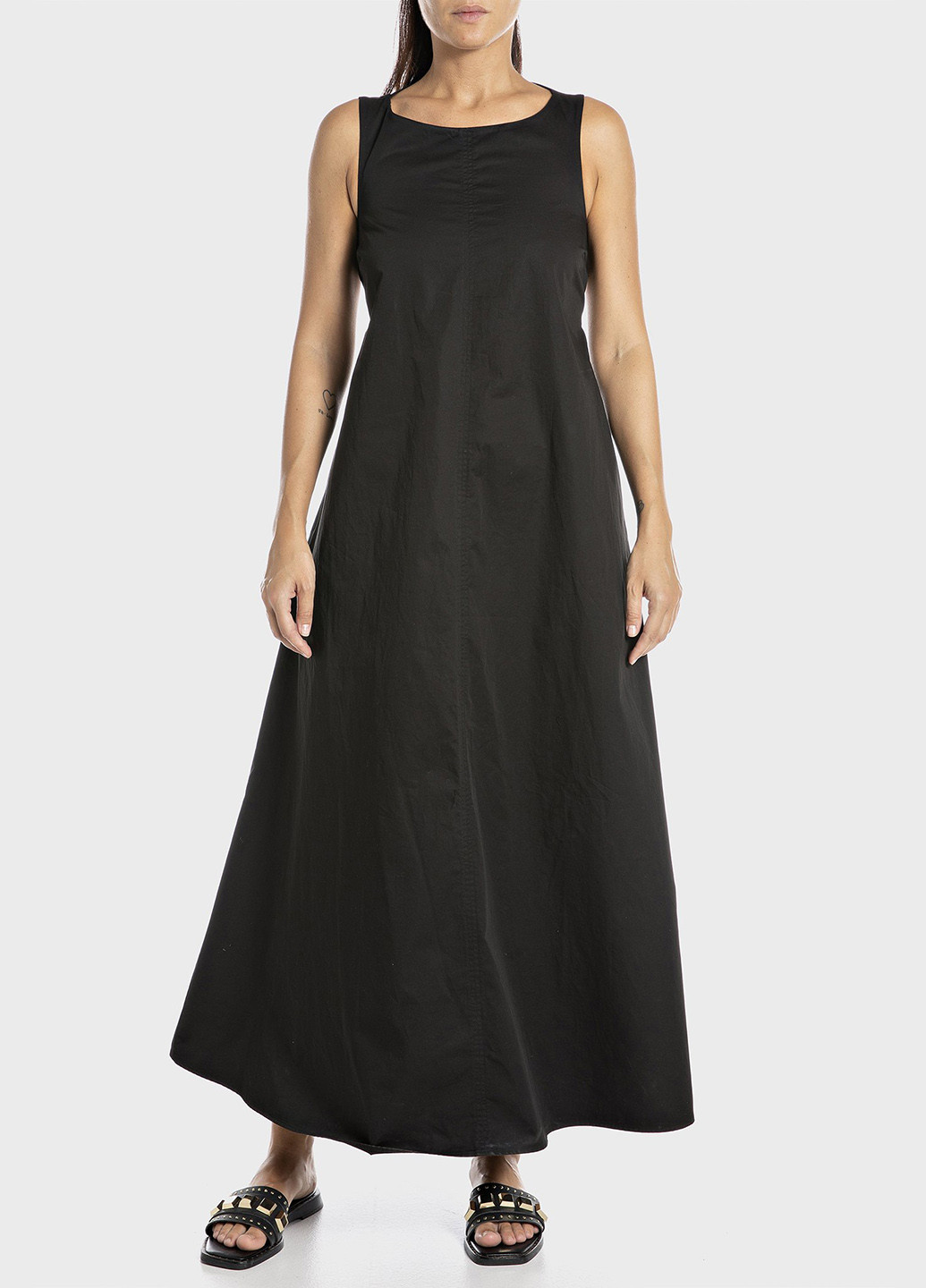 Чорна кежуал сукня Replay однотонна