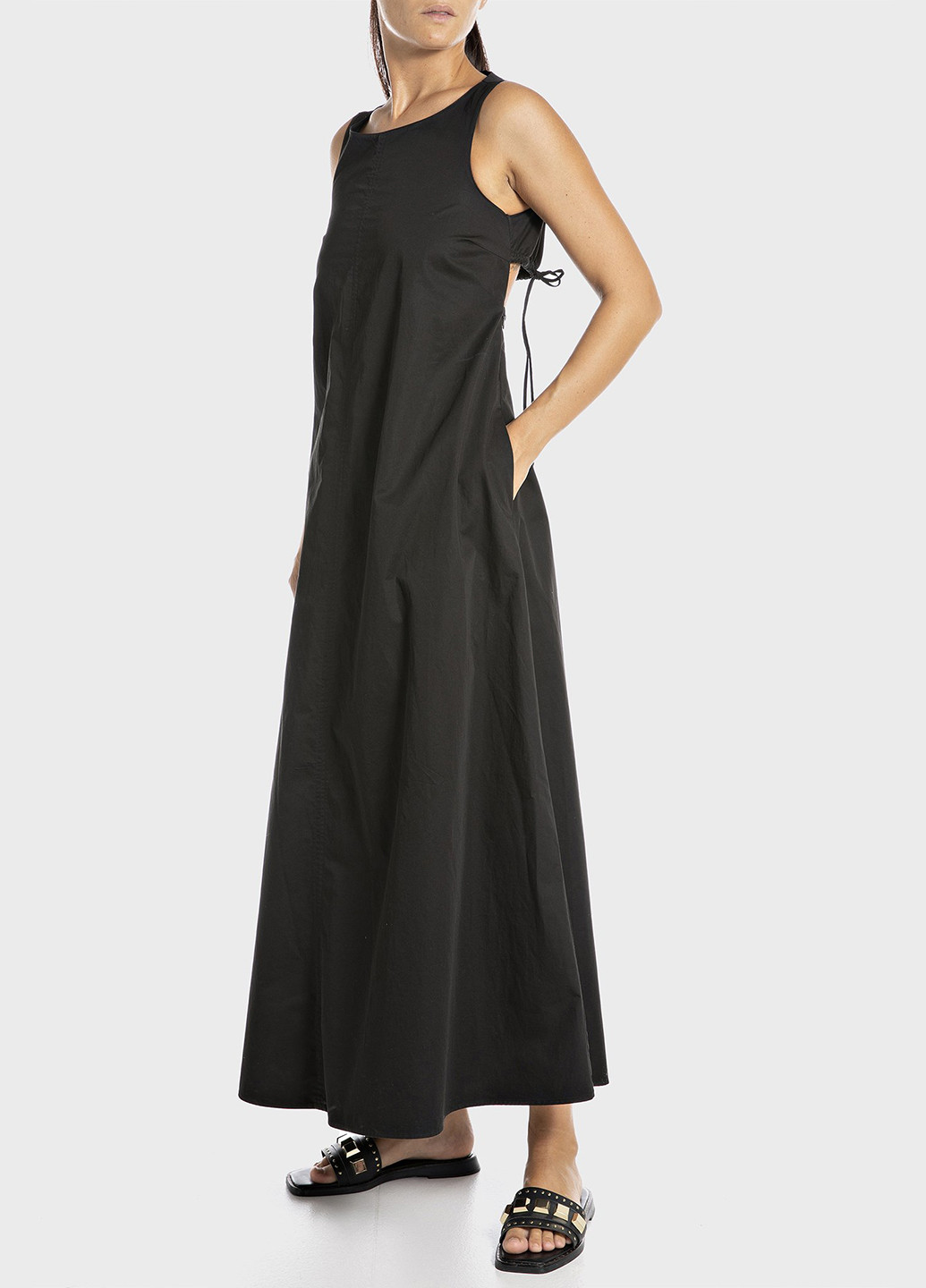 Чорна кежуал сукня Replay однотонна