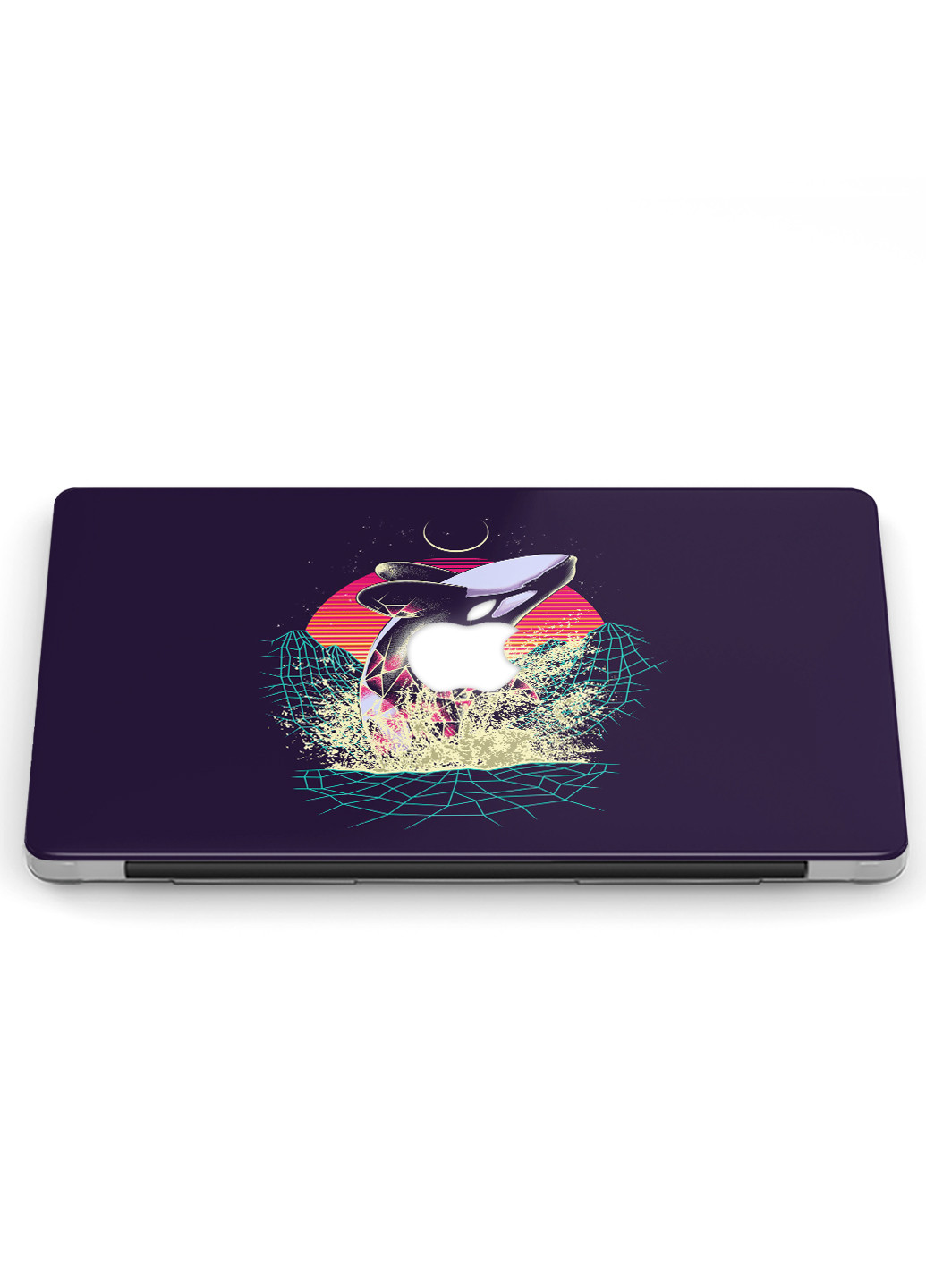 Чохол пластиковий для Apple MacBook Air 13 A1466/A1369 Арт кит (Art whale) (6351-2171) MobiPrint (218987434)