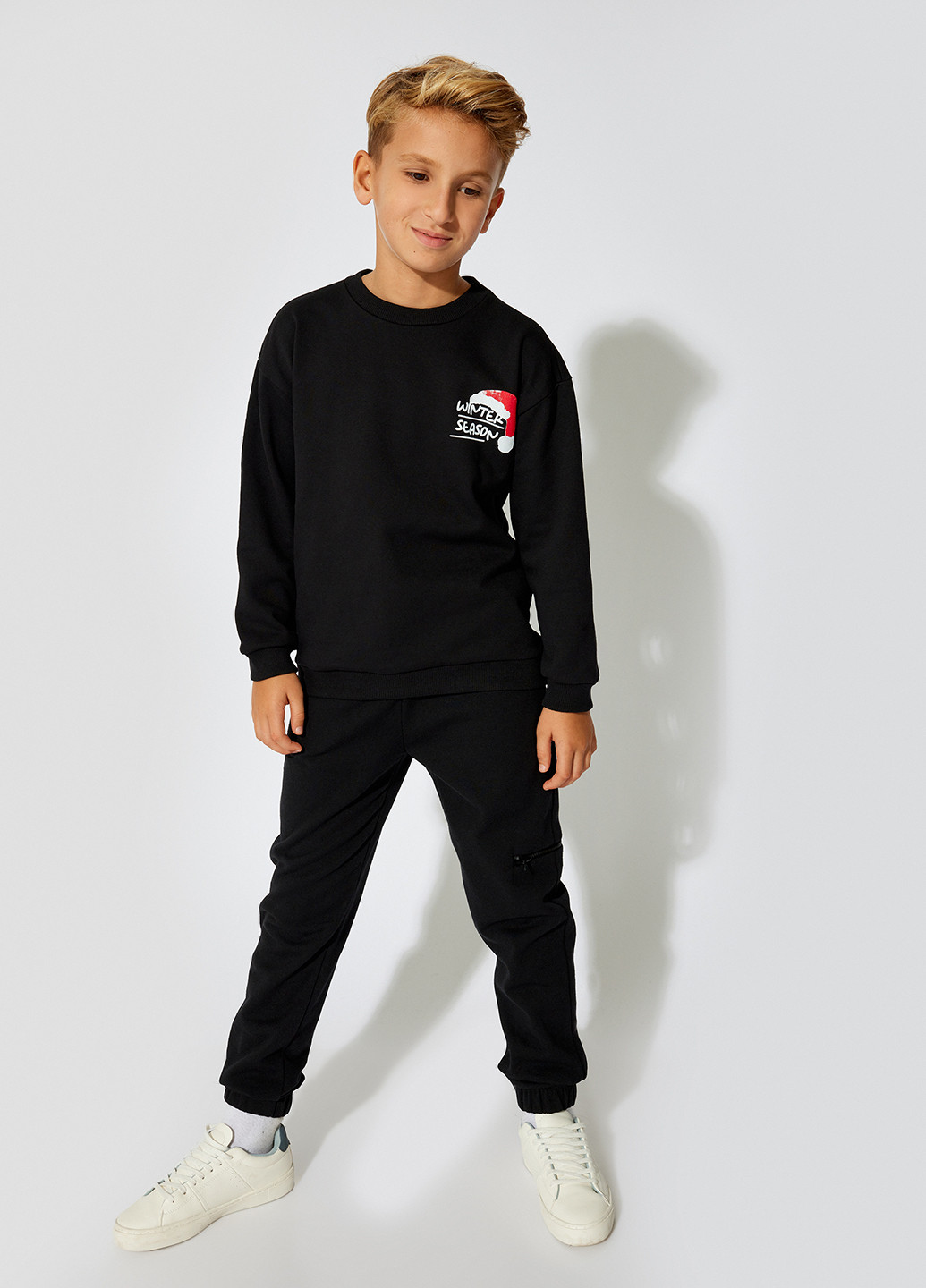 Черные спортивные демисезонные брюки джоггеры KOTON