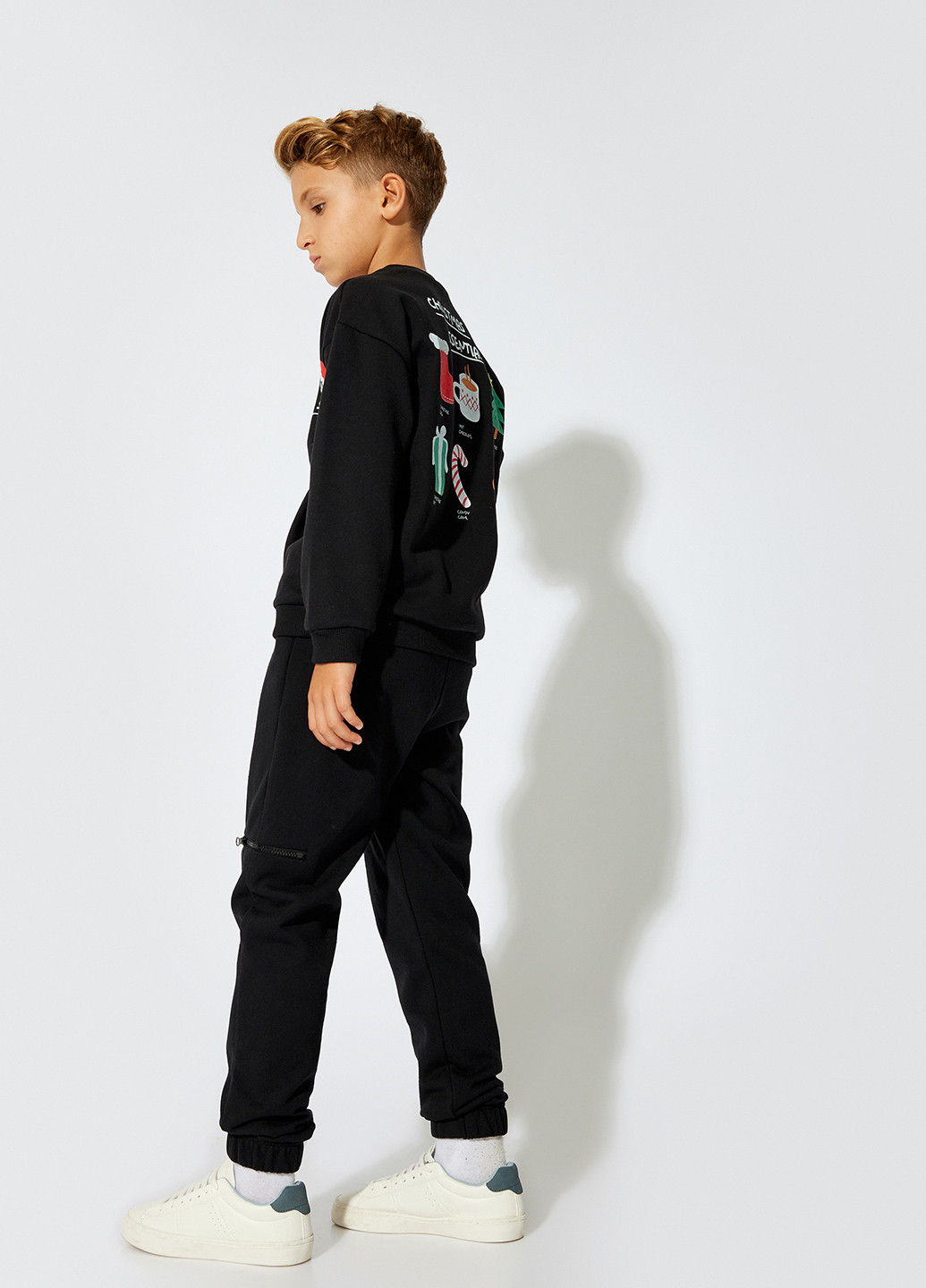 Черные спортивные демисезонные брюки джоггеры KOTON