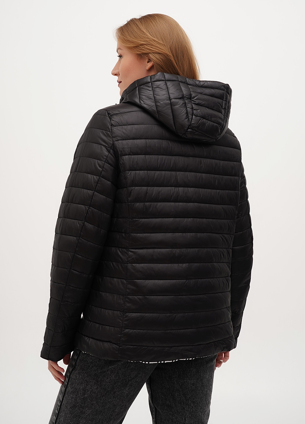 Чорна демісезонна куртка двостороння Minority