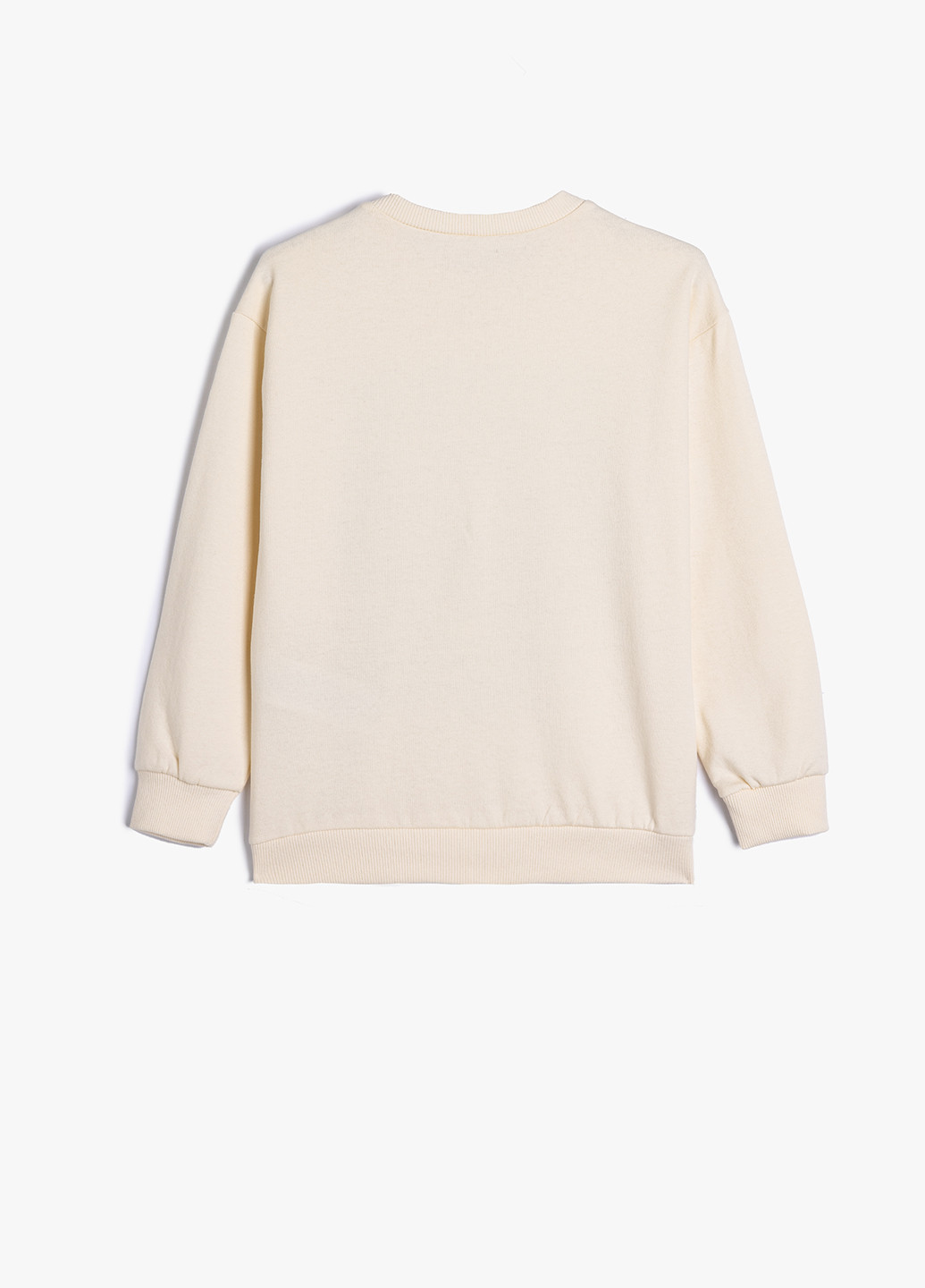 KOTON світшот малюнок кремовий кежуал бавовна