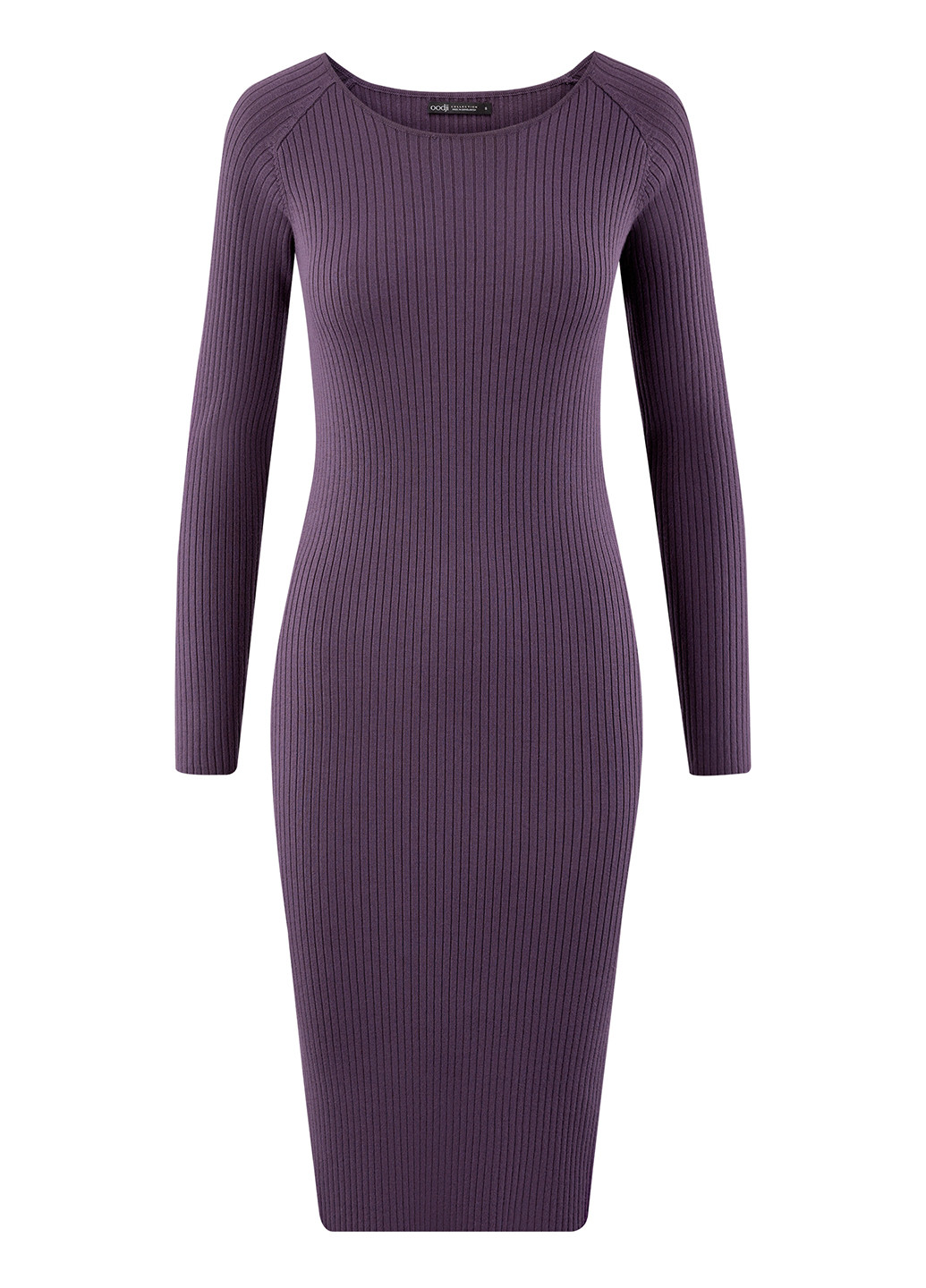 Фіолетова кежуал сукня Oodji однотонна