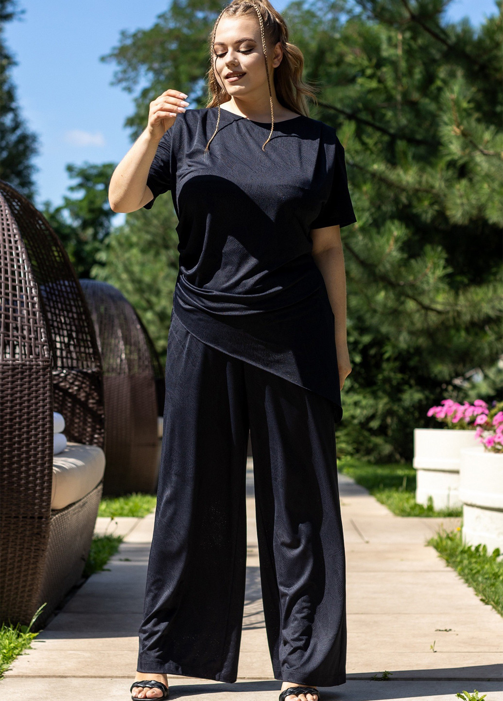 Женский летний костюм Total Look (футболка, брюки) TOTALFIT (353331971)