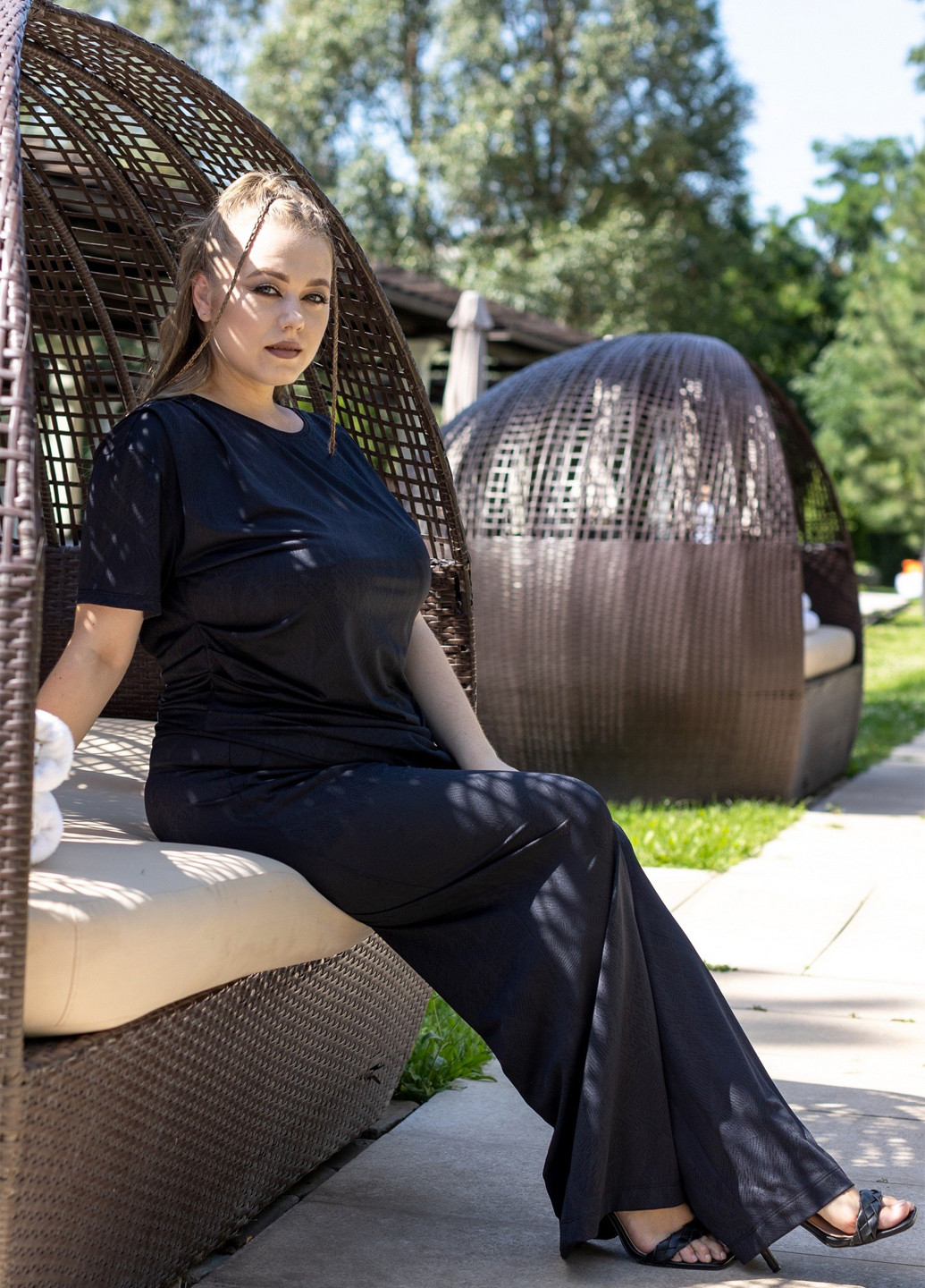 Женский летний костюм Total Look (футболка, брюки) TOTALFIT (353331971)