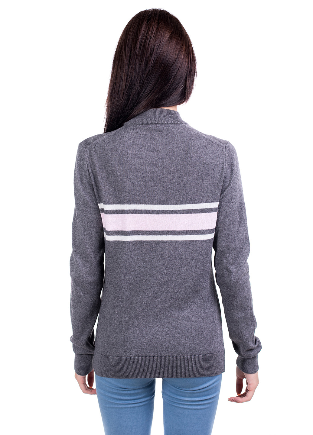Грифельно-серый демисезонный свитер джемпер Viviami
