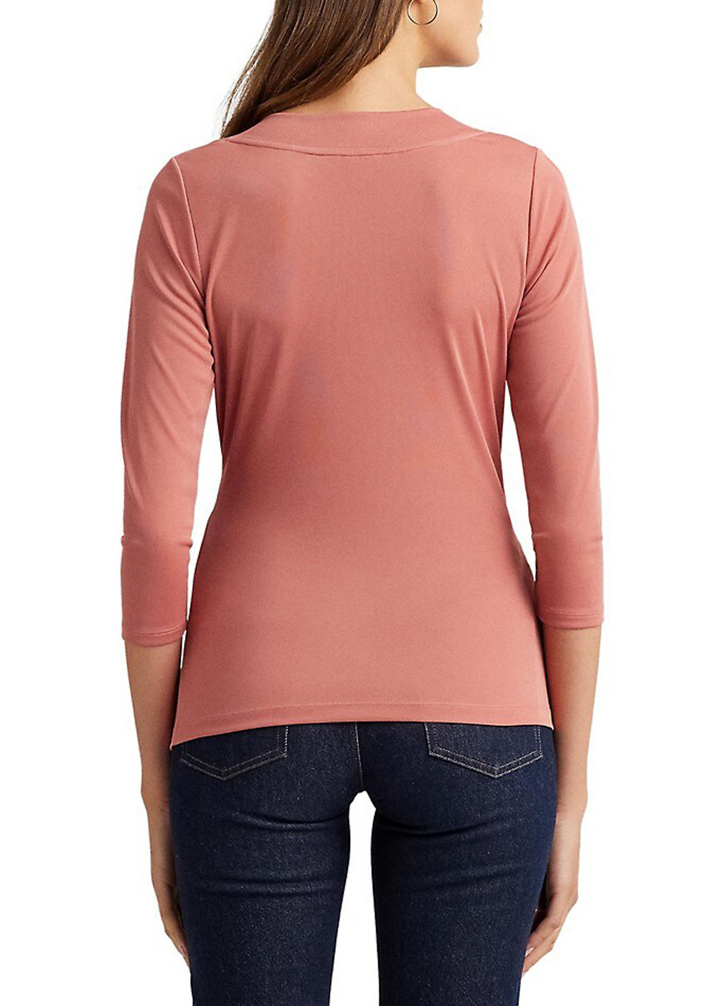 Терракотовая блузка на запах Ralph Lauren