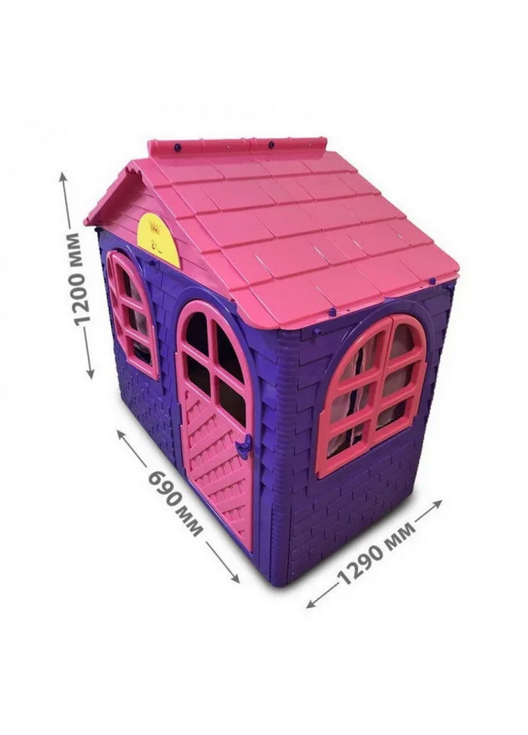 Ігровий дитячий будиночок з шторами 130х23х87 см Doloni (253659352)
