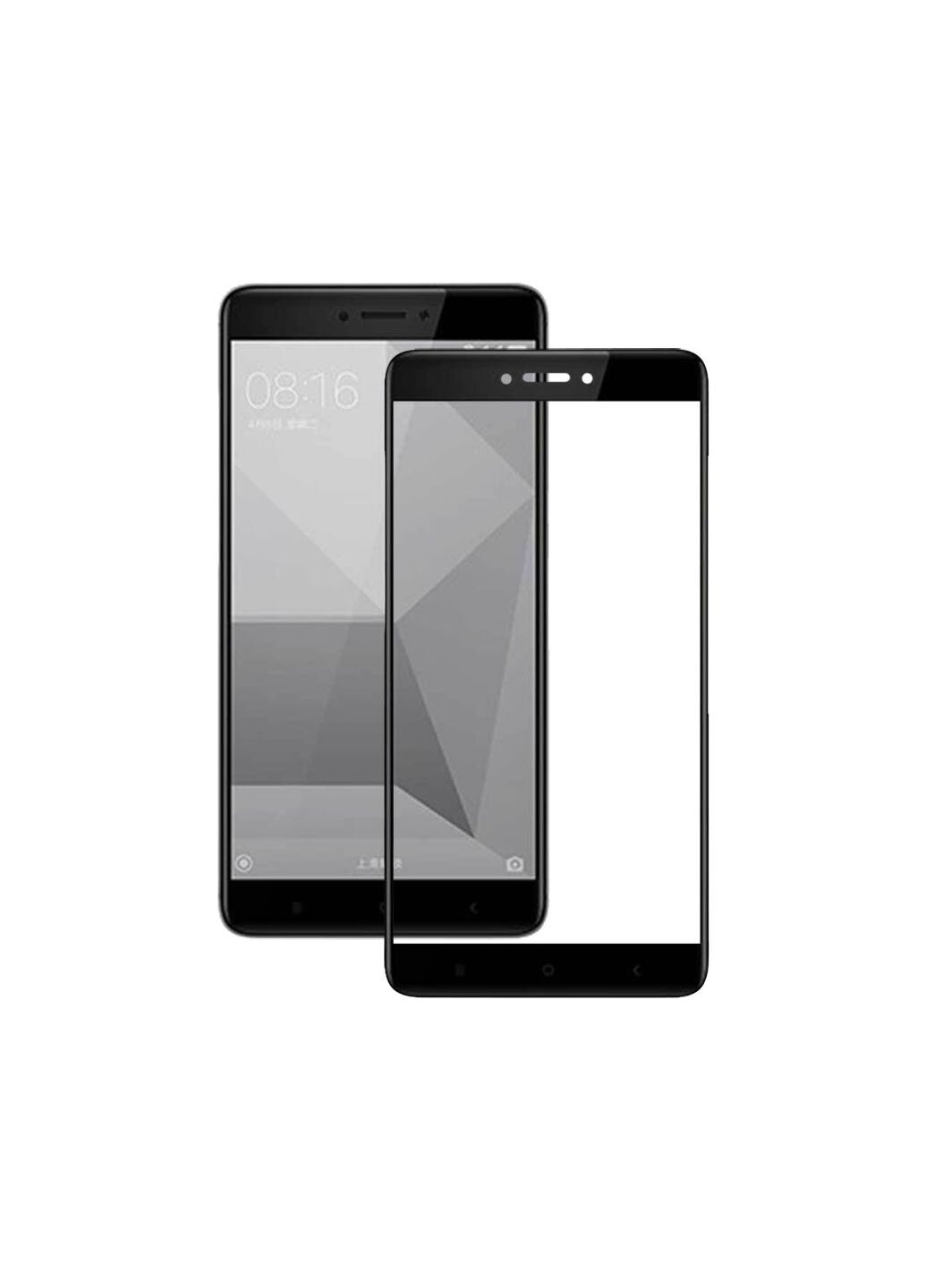 Защитное стекло с полной проклейкой для Xiaomi Redmi 4a (black) CAA (242228870)
