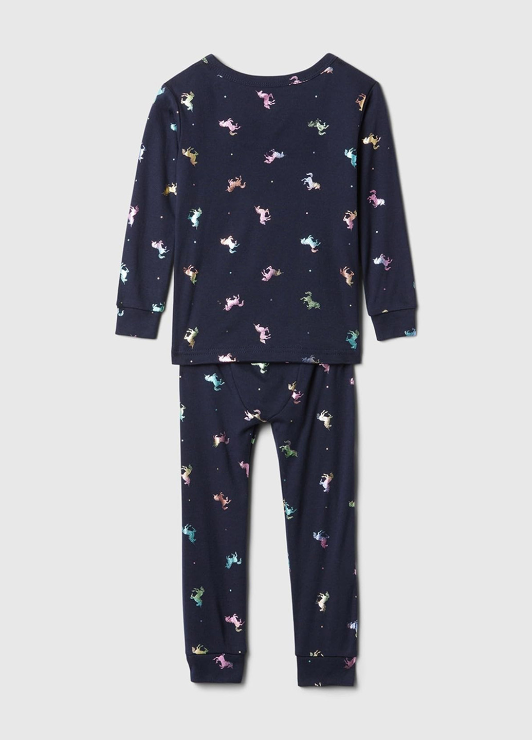 Темно-синя всесезон піжама (лонгслів, штани) лонгслів + брюки Gap