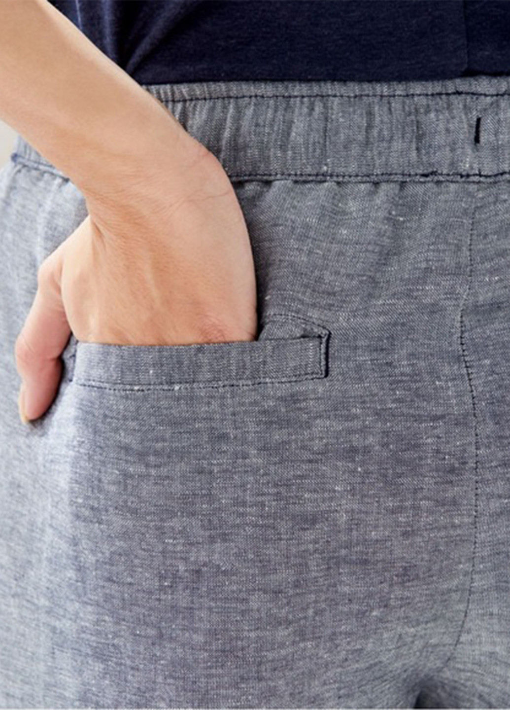 Серые кэжуал летние прямые брюки Esmara