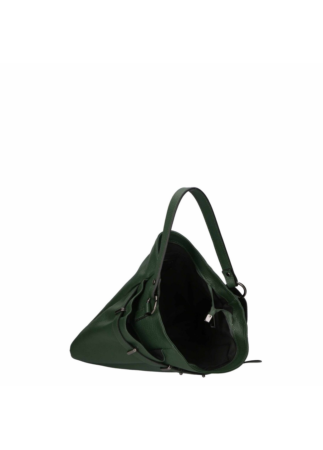 Сумка Italian Bags однотонная зелёная кэжуал