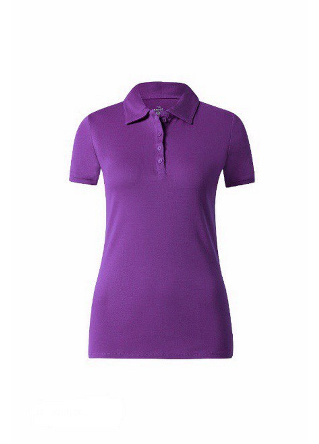 Фиолетовая женская футболка-поло C&A однотонная