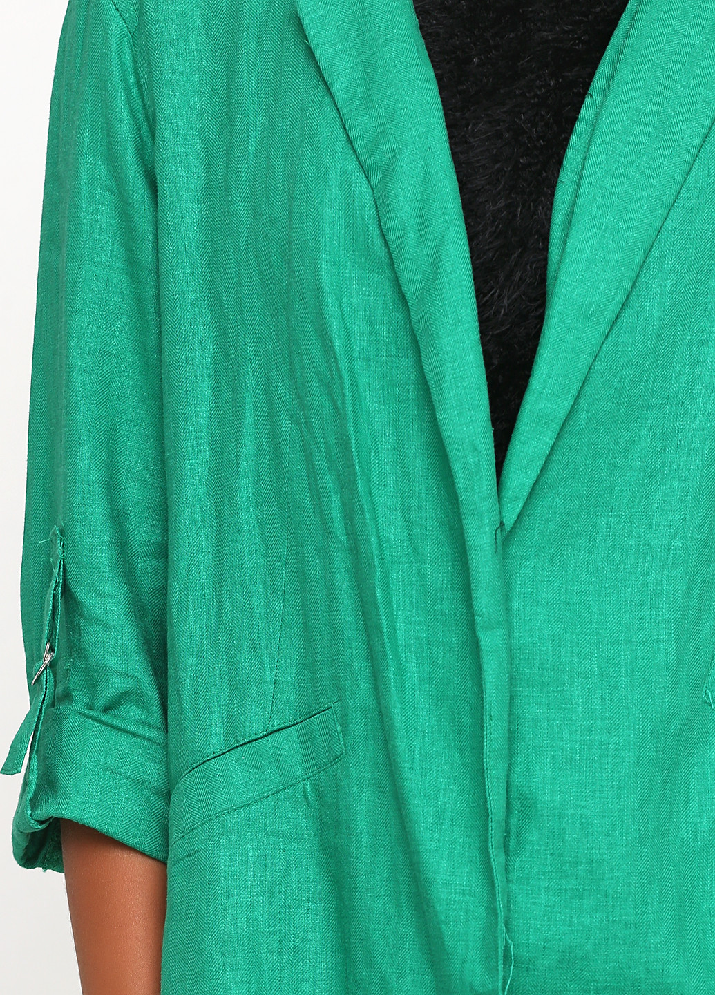 Зеленый женский жакет Bershka однотонный - демисезонный