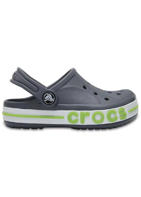 Темно-серые детские сабо Crocs