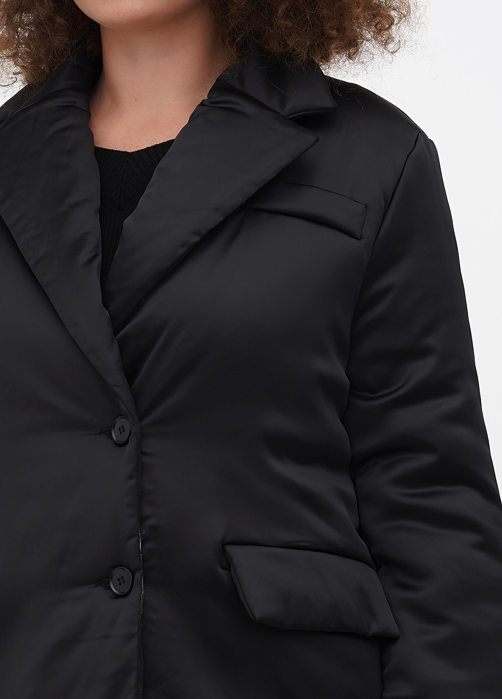Чорна демісезонна куртка MissPap