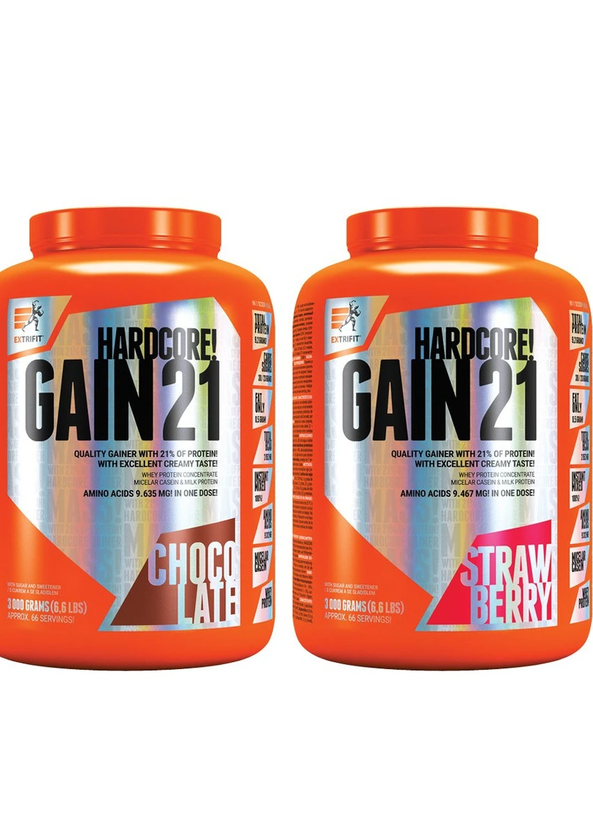 Гейнер Hardcore Gain 21 3000 g (Chocolate) Extrifit (255390344)